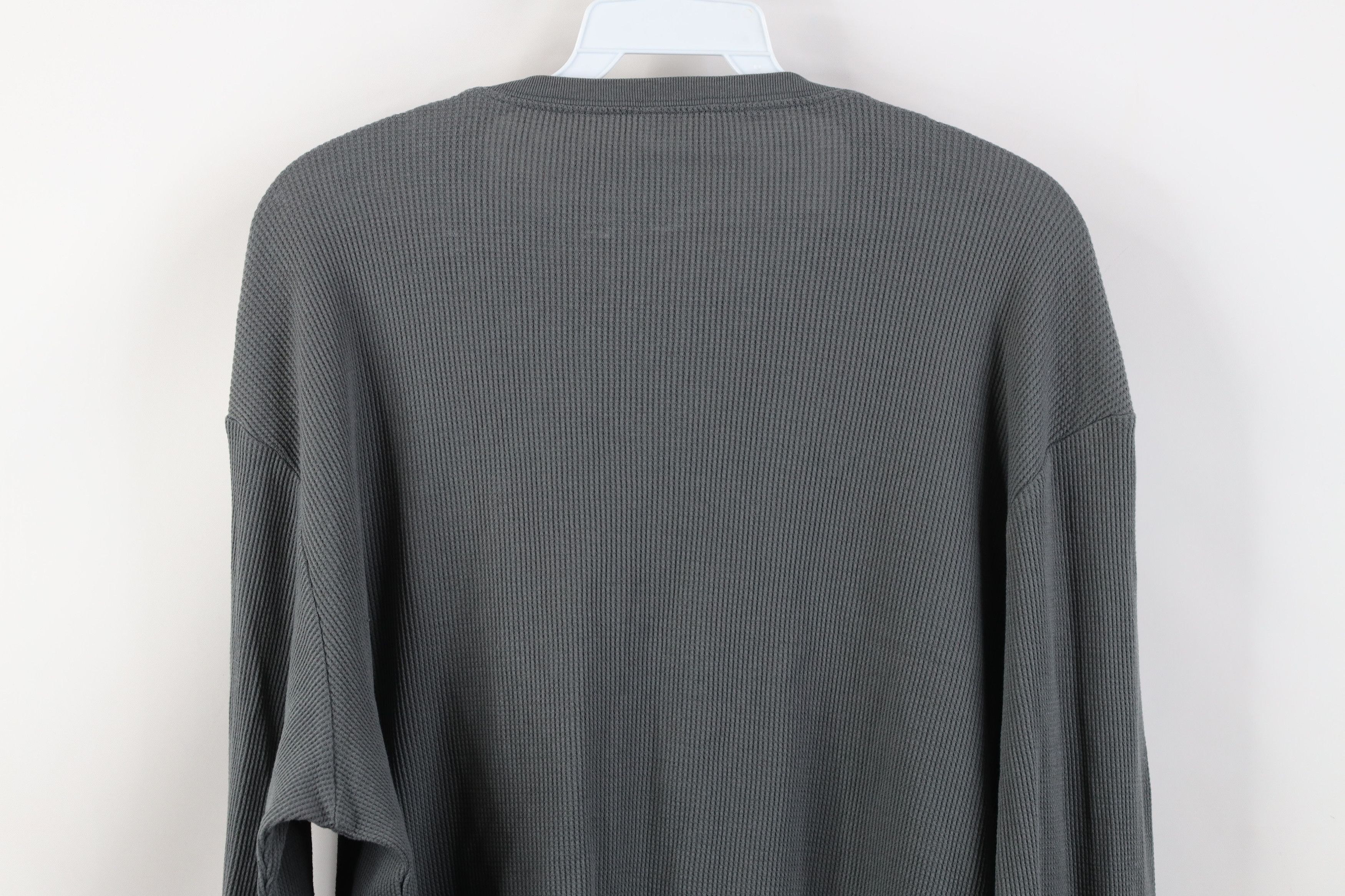 Vintage Vintage Y2K Streetwear Cross Thermal Waffle Knit T-Shirt Size US XL / EU 56 / 4 - 12 Thumbnail