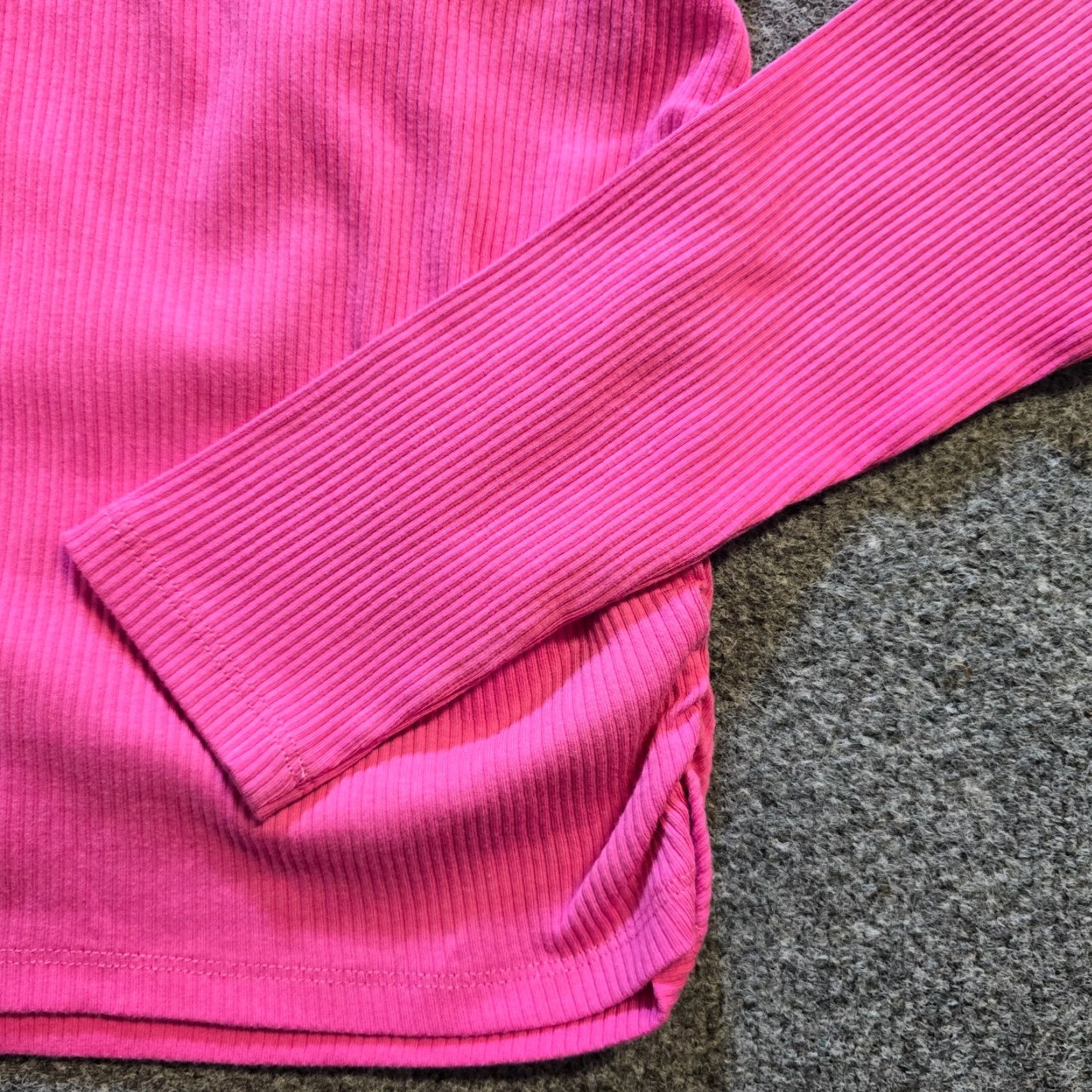 J.Crew J.CREW Top Womens Medium Pink Ribbed Turtleneck Long Sleeve Base Layer Casual Shirt Women Medium Pink Ribbed Turtleneck Casual Blouse Size M / US 6-8 / IT 42-44 - 3 Thumbnail