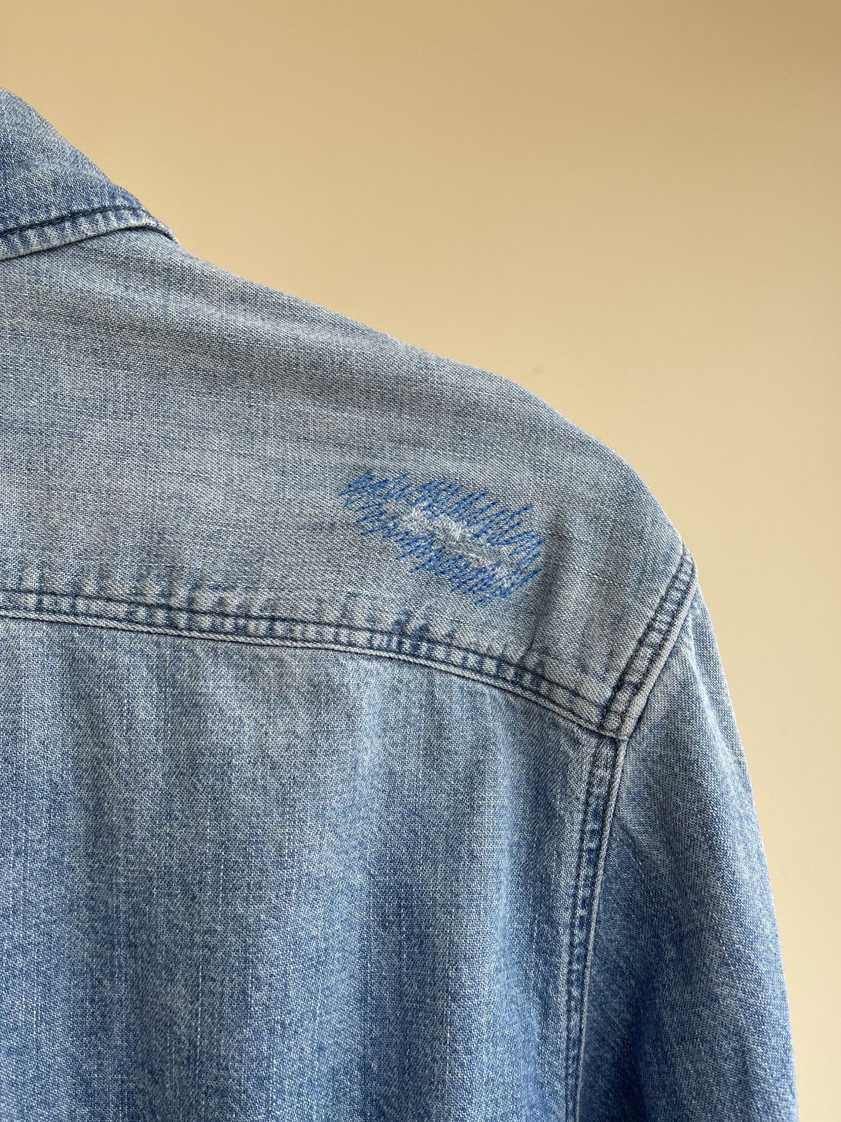 G-Star Raw 3301 Slim Fit Color Restored Denim Long Sleeve Shirt Size US L / EU 52-54 / 3 - 11 Thumbnail