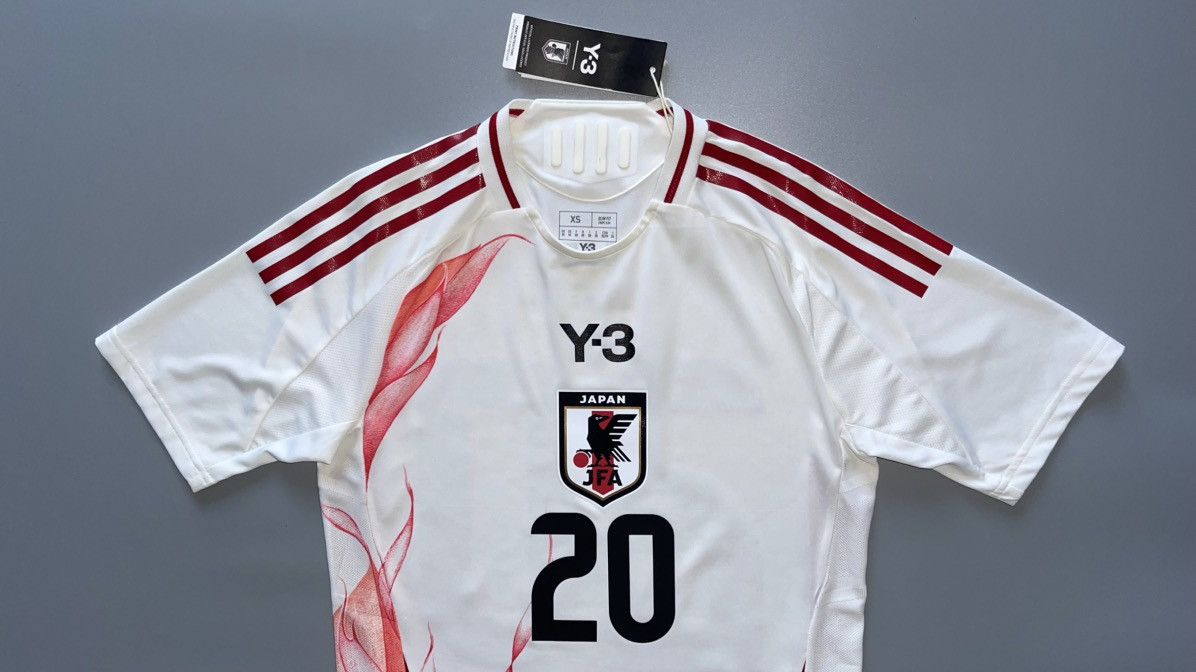 Adidas × Vintage NWT JAPAN ADIDAS Y-3 2024 SOCCER AWAY JERSEY #20 KUBO Size US XS / EU 42 / 0 - 3 Thumbnail
