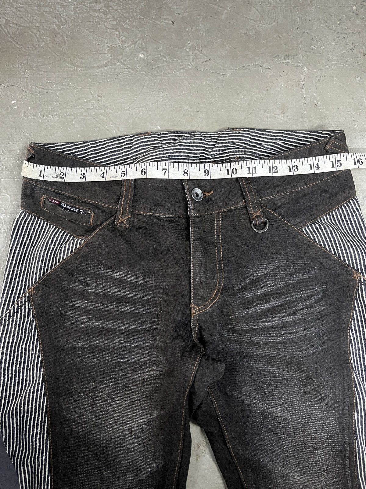If Six Was Nine Rare Japanese Brand NICOLE CLUB For Men Rare Design jeans Size US 31 - 8 Thumbnail