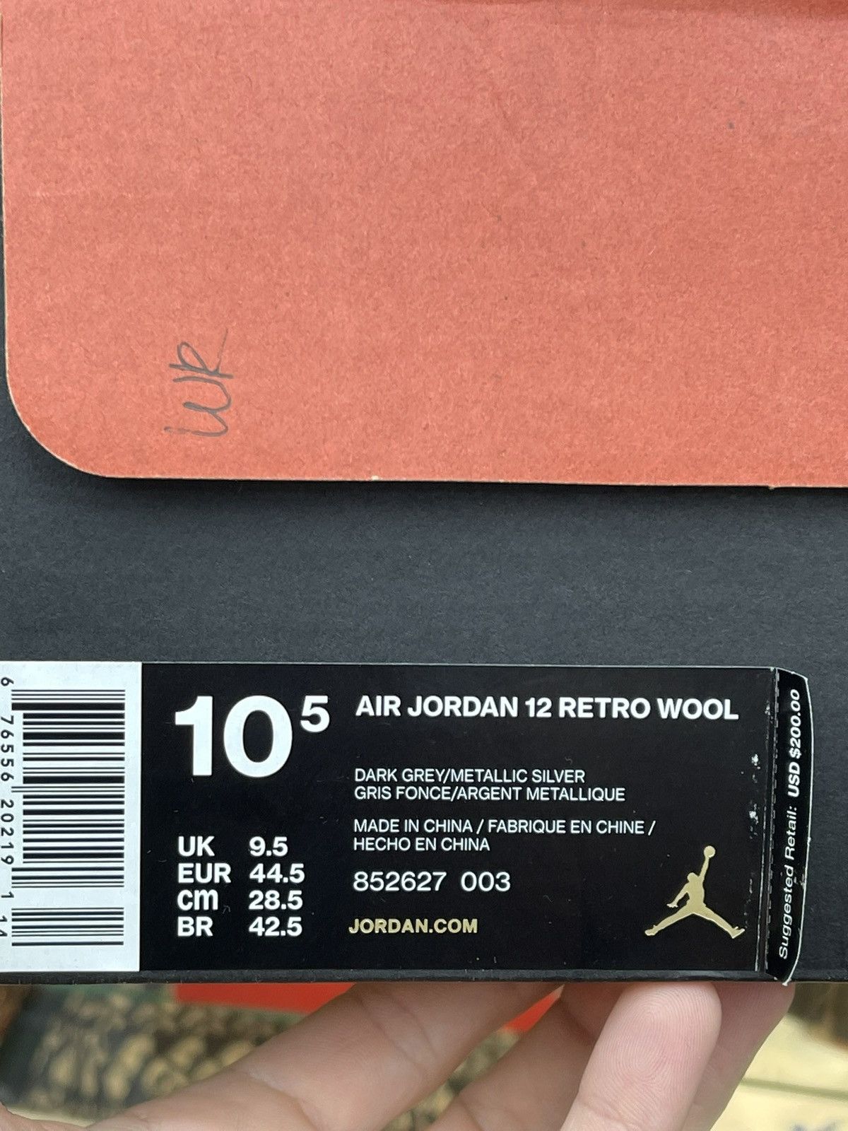 Jordan Brand Size 10.5 - Jordan 12 Retro “Wool” 2016 Size US 10.5 / EU 43-44 - 12 Thumbnail