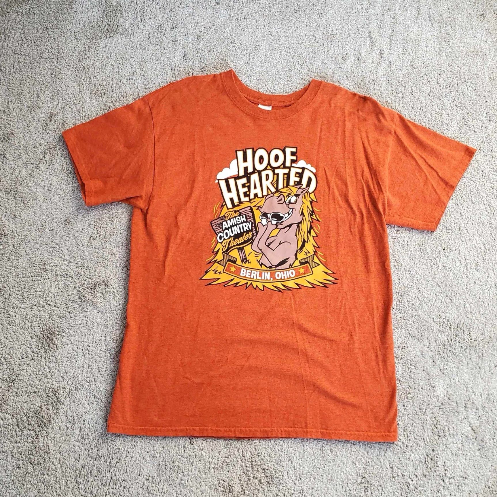 Gildan Gildan Unisex Adults T Shirt Orange Large Funny Shirt Size US L / EU 52-54 / 3 - 2 Thumbnail