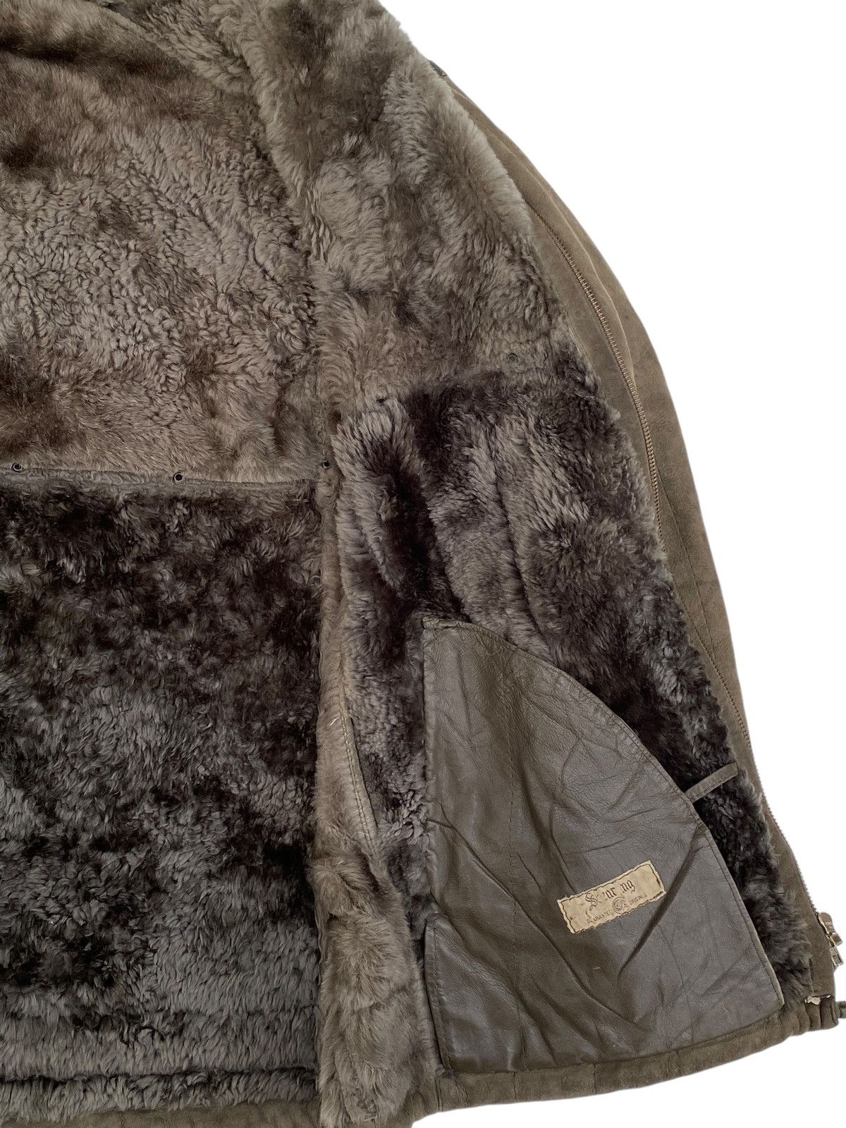 Japanese Brand Vtg Leather Jacket Sheepskin Size US L / EU 52-54 / 3 - 9 Thumbnail