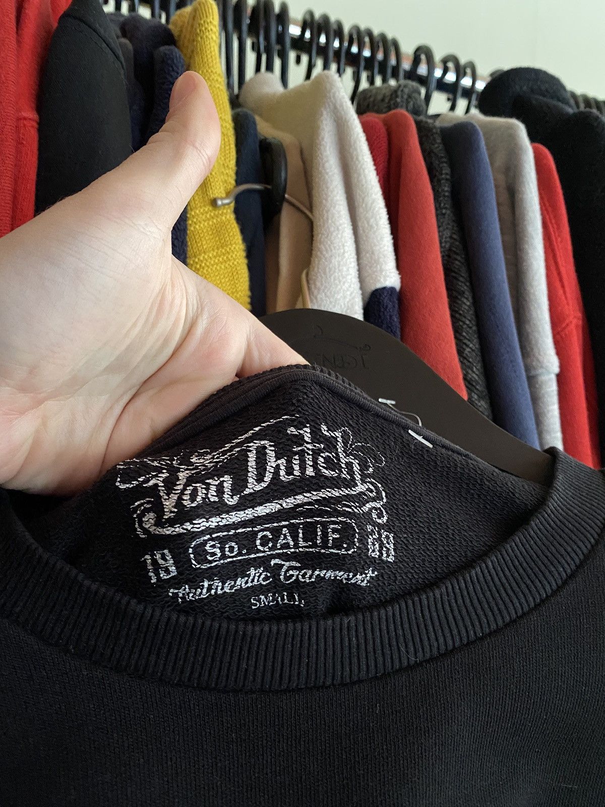 Von Dutch VINTAGE VON DUTCH BIG LOGO SWEATSHIRT Y2k Size US S / EU 44-46 / 1 - 3 Thumbnail