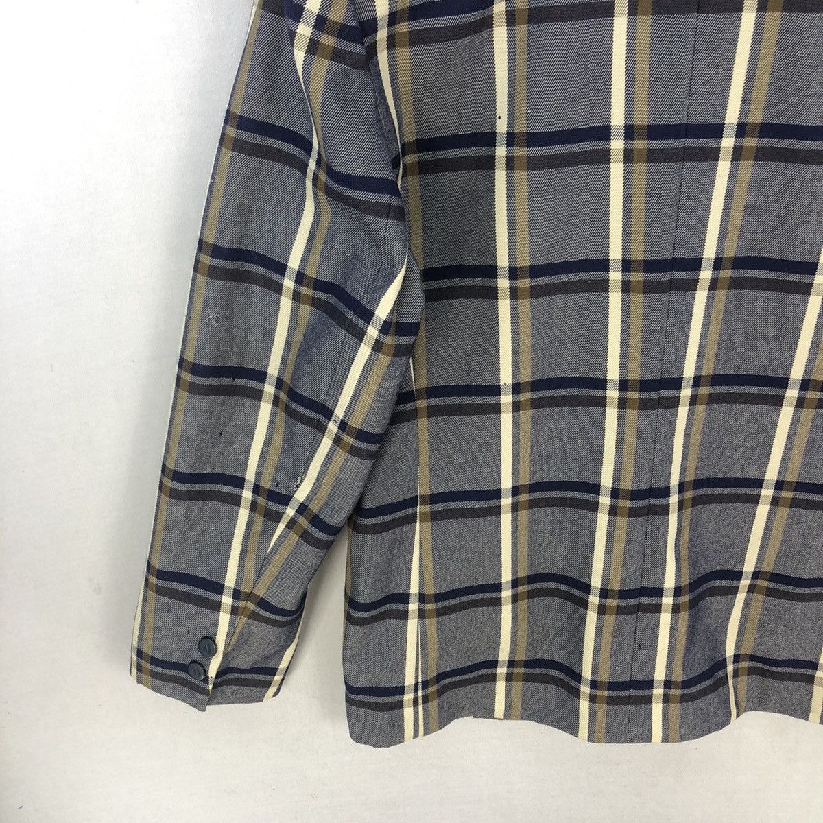 Aquascutum Vintage Aquascutum No Collar Jacket Size S / US 4 / IT 40 - 17 Thumbnail