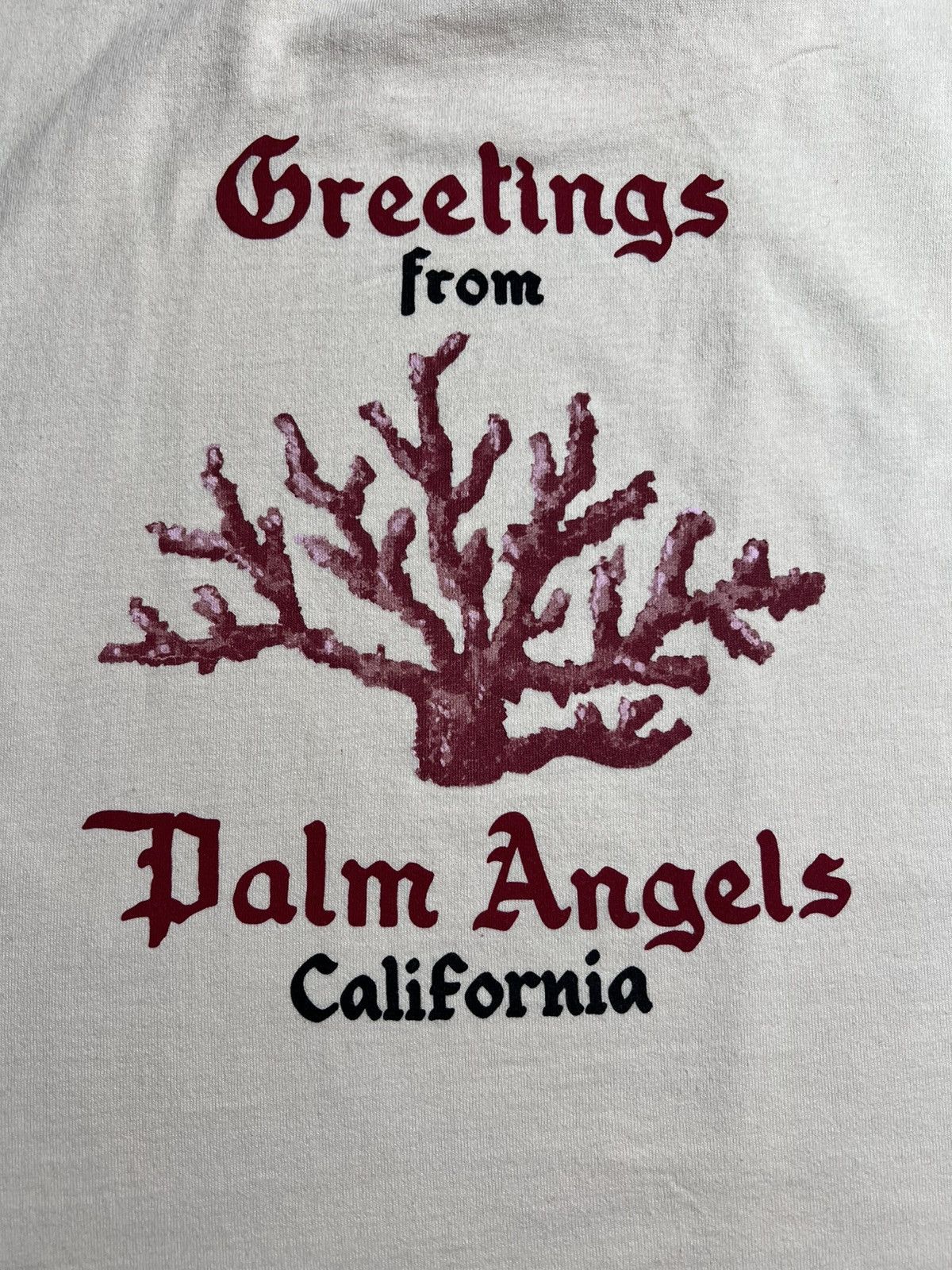 Palm Angels Palm Angels Coral from Greetings T-Shirt Size L / US 10 / IT 46 - 12 Thumbnail
