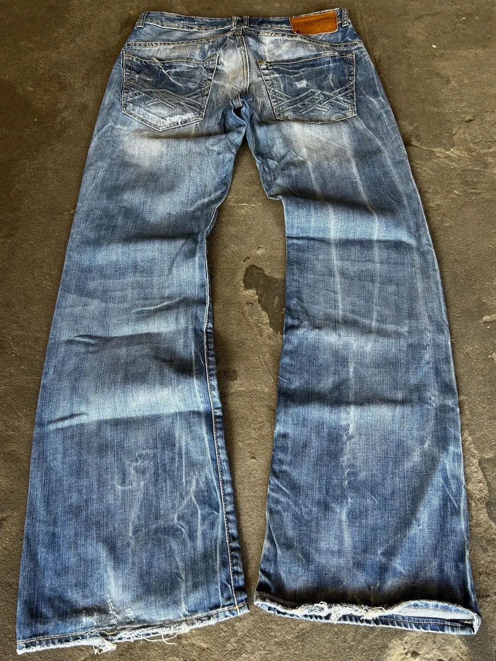 Hysteric Glamour × Japanese Brand Vintage Rick Owens Junya Watanabe Style Stone Washed Jeans Size US 32 / EU 48 - 3 Thumbnail