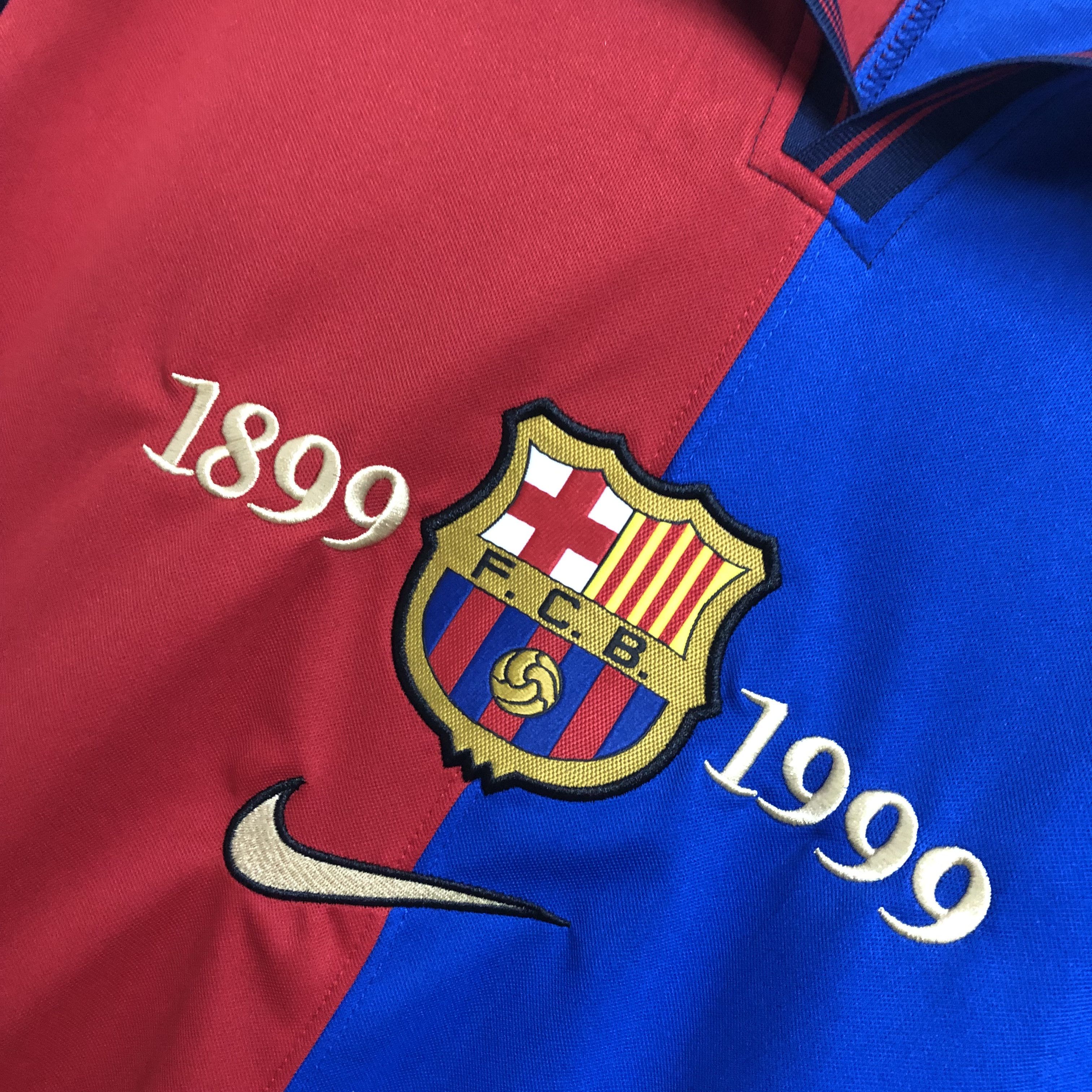 Vintage 1899-1999 Barca 100th-Anniversary Jersey Size US L / EU 52-54 / 3 - 5 Thumbnail