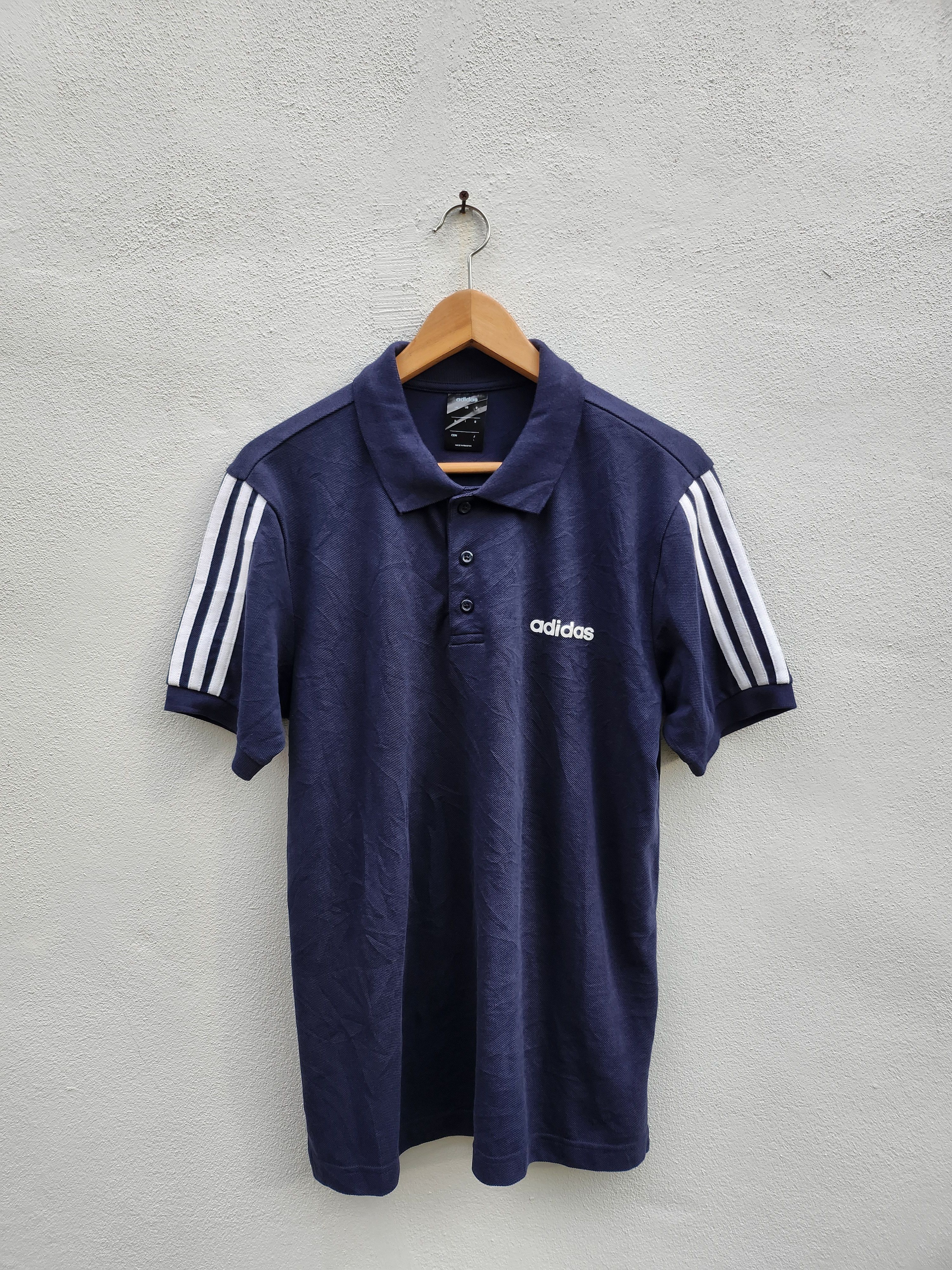 Japanese Brand 💥Adidas Japan Style Sleeve Stripes Polos Shirt Size US L / EU 52-54 / 3 - 1 Thumbnail