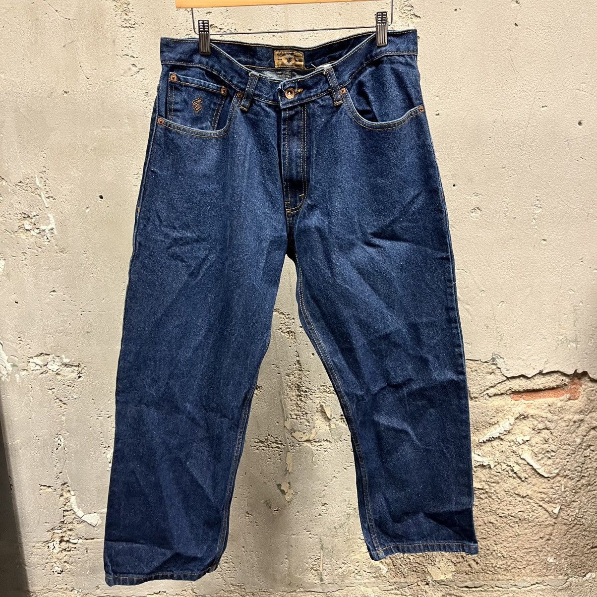 Rocawear Rocawear Vintage Y2K Dark Wash Fit Baggy Jeans 36x30 Skater Size US 36 / EU 52 - 1 Thumbnail