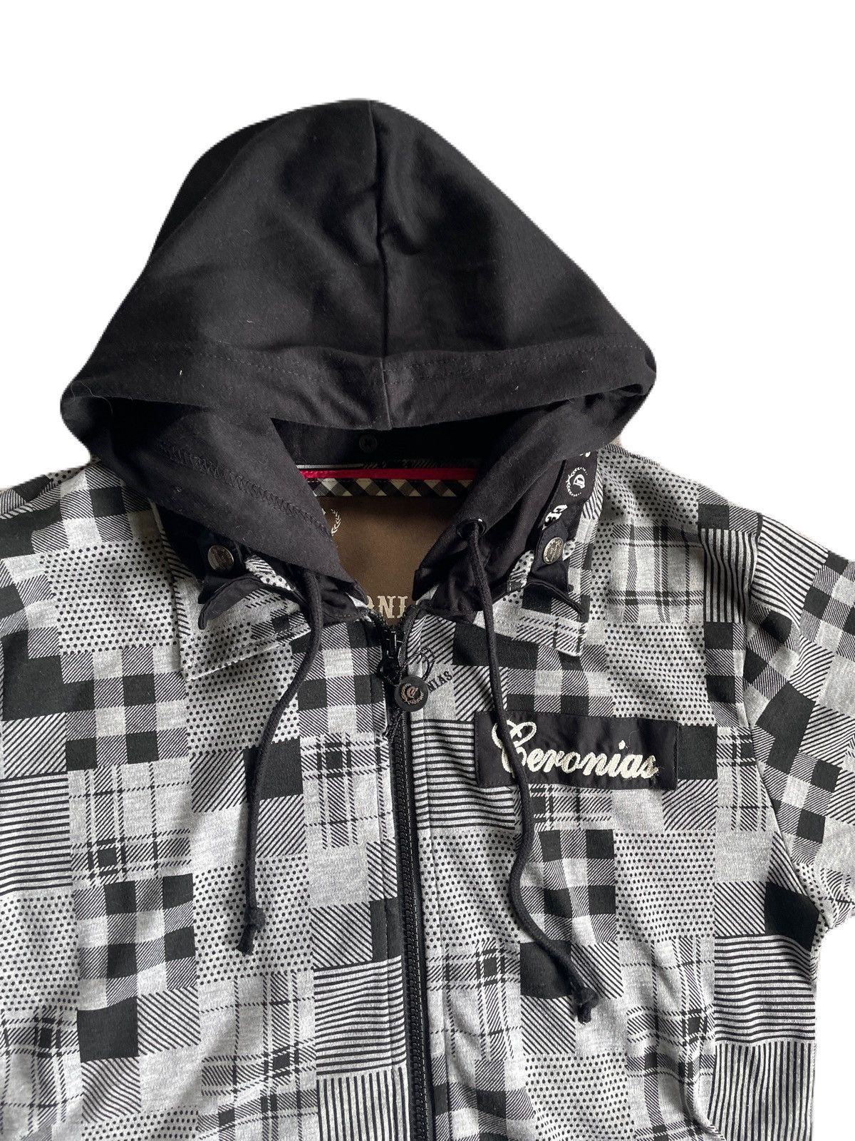 If Six Was Nine 2000s Japanese archive Vkei Docking Hooded Polo Shirts Y2K Size US S / EU 44-46 / 1 - 5 Thumbnail