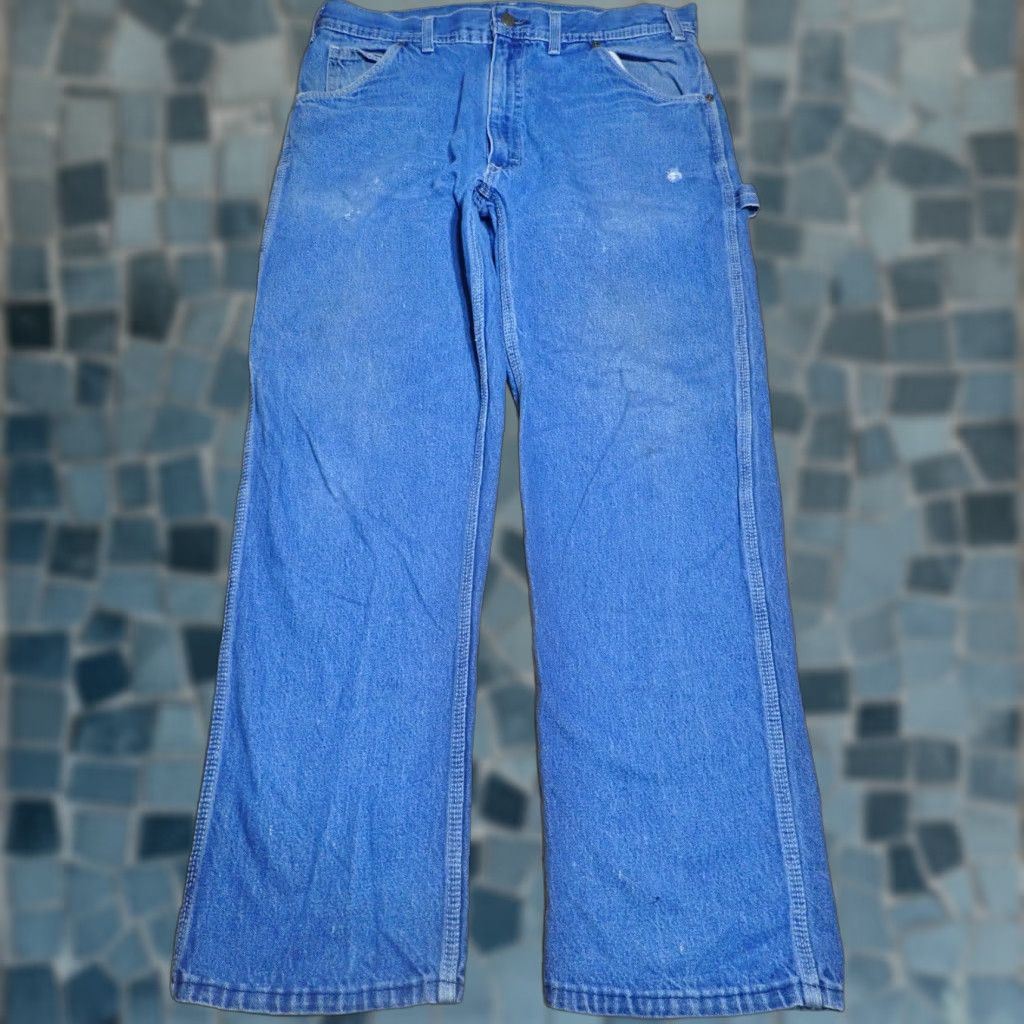 dart double knee jeans cigarette Marlboro × Vintage Dart malboro double knee jeans