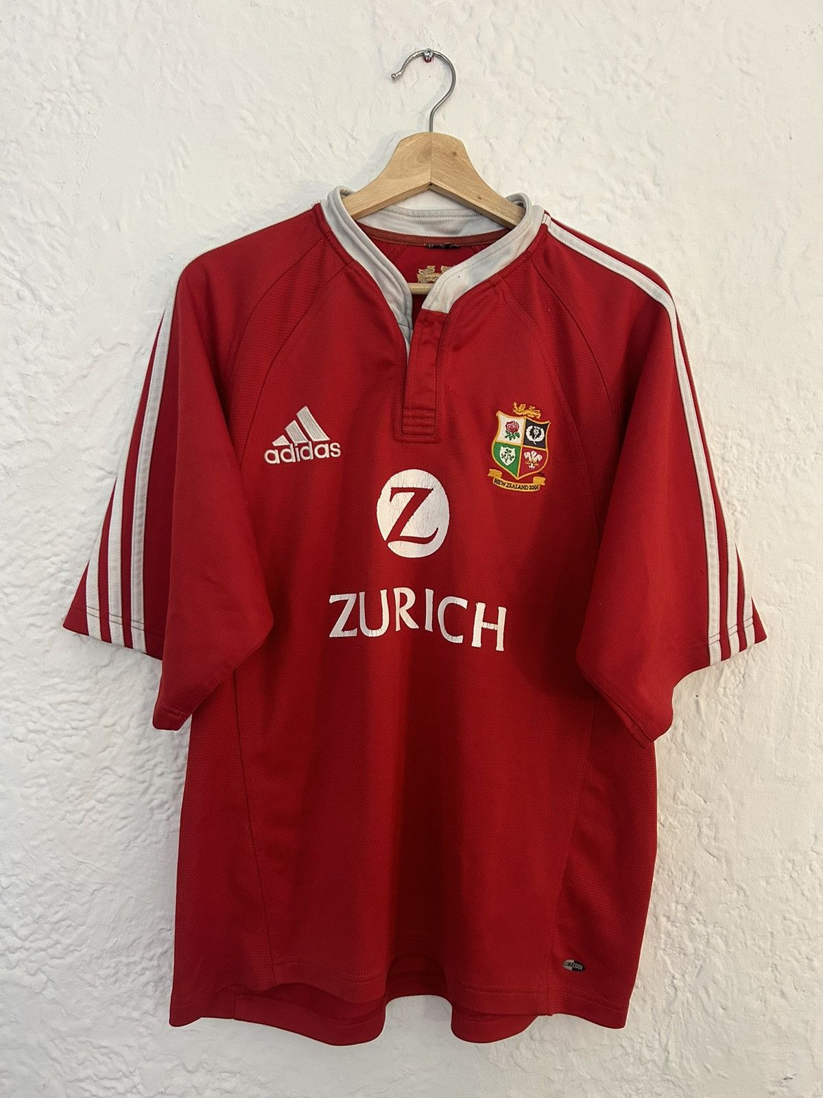 Adidas New Zealand 2005 Rugby Jersey Size US L / EU 52-54 / 3 - 1 Thumbnail
