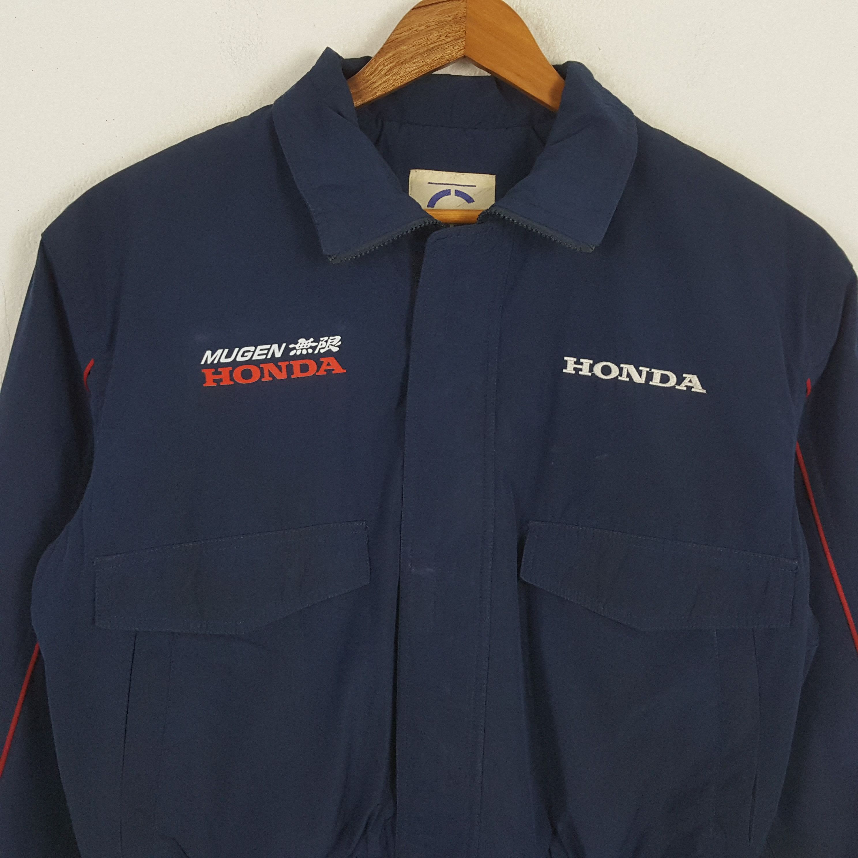 Honda × Japanese Brand × Vintage Vintage MUGEN HONDA Japanese Racing Team Custom Jacket Size US XL / EU 56 / 4 - 4 Thumbnail