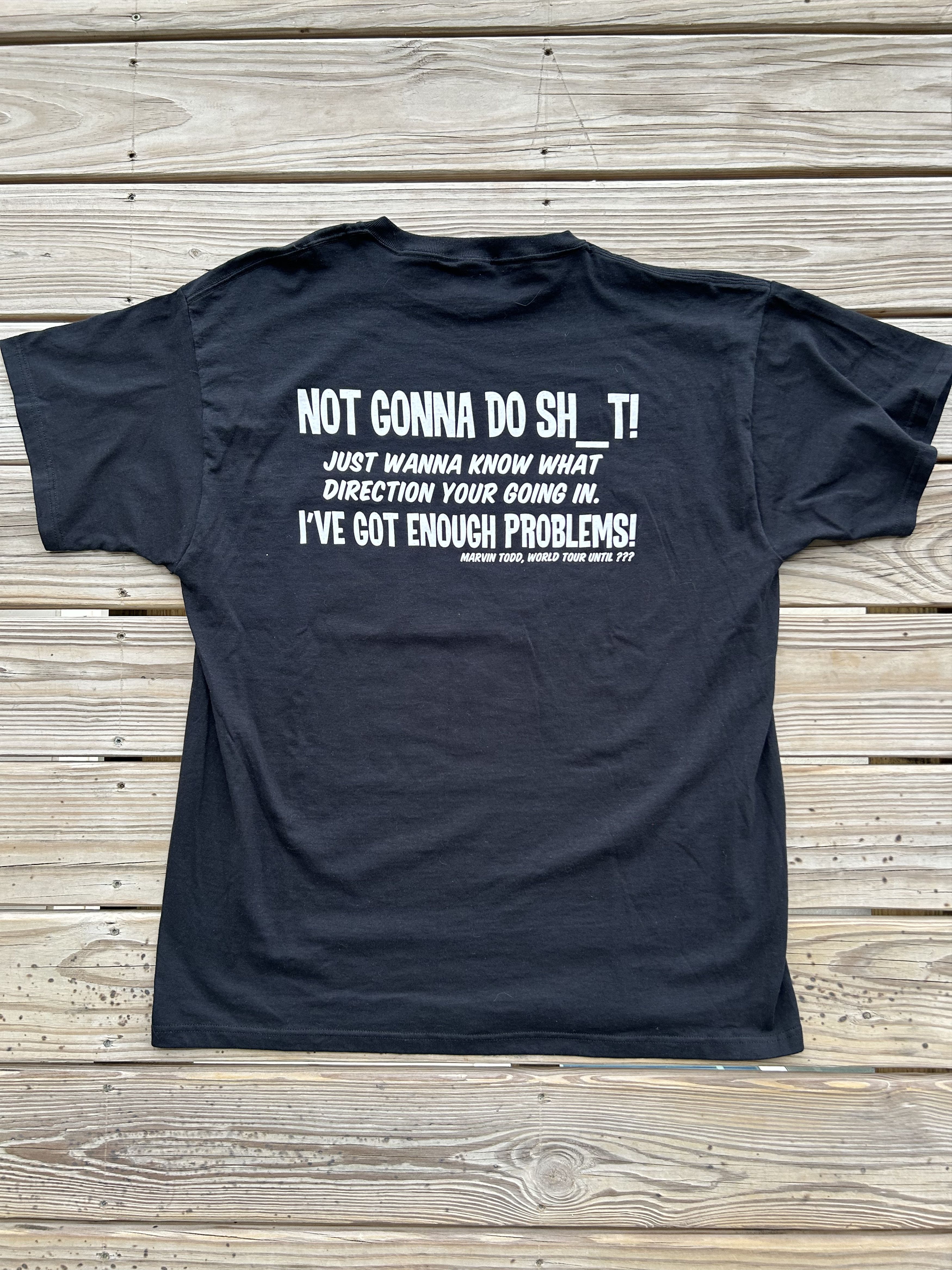 Vintage Graphic Word Tee Size US XL / EU 56 / 4 - 1 Thumbnail