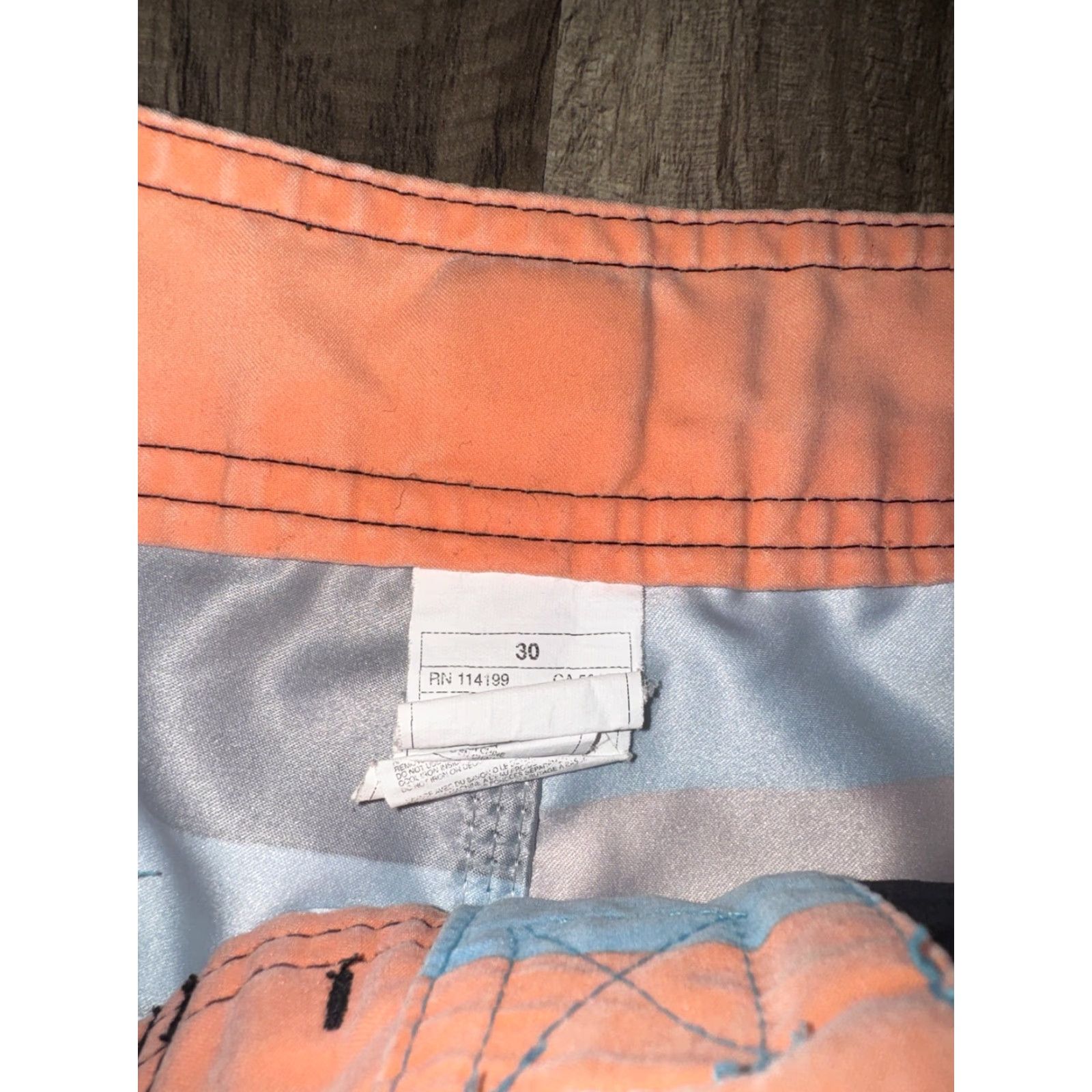 Quiksilver Quiksilver Swim Trunks Turquoise Blue Size 30 Mens Bottom Regular Blue Trunks 30 Quiksilver Swim Trunks Turquoise Blue 30 Mens Blue Size US 30 / EU 46 - 2 Thumbnail