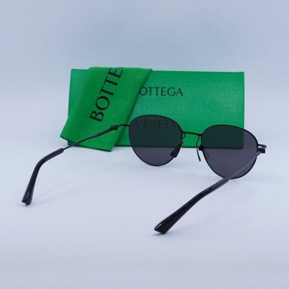 Bottega Veneta 🕶️ New Bottega Veneta BV1268S 001 Black/Grey Sunglasses Size ONE SIZE - 11 Thumbnail