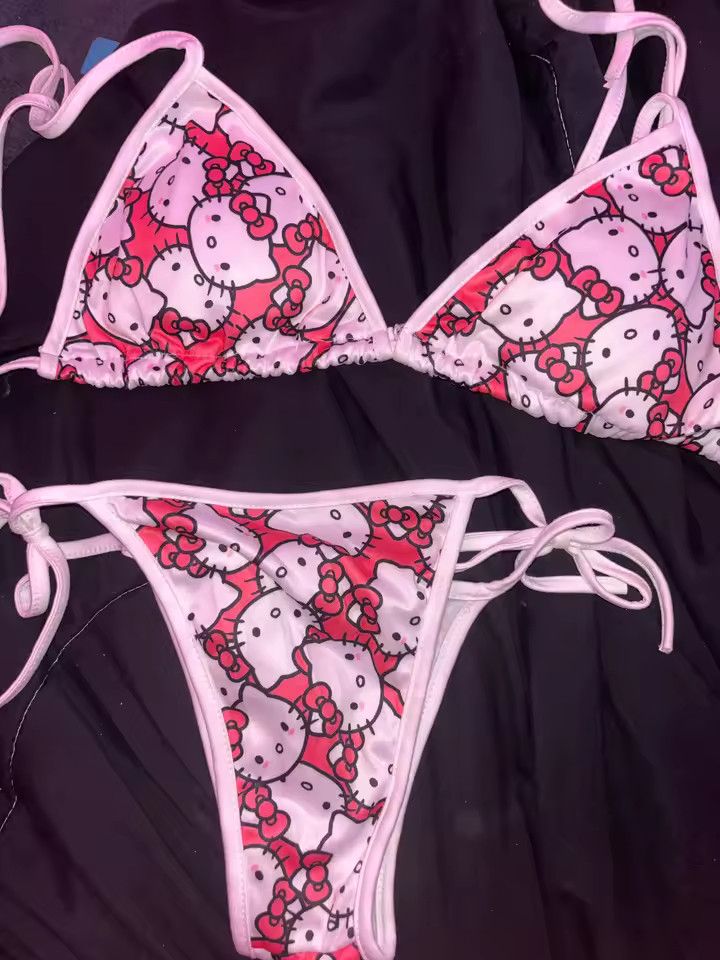 Japanese Brand Hello Kitty Bikini Set Size ONE SIZE - 2 Thumbnail