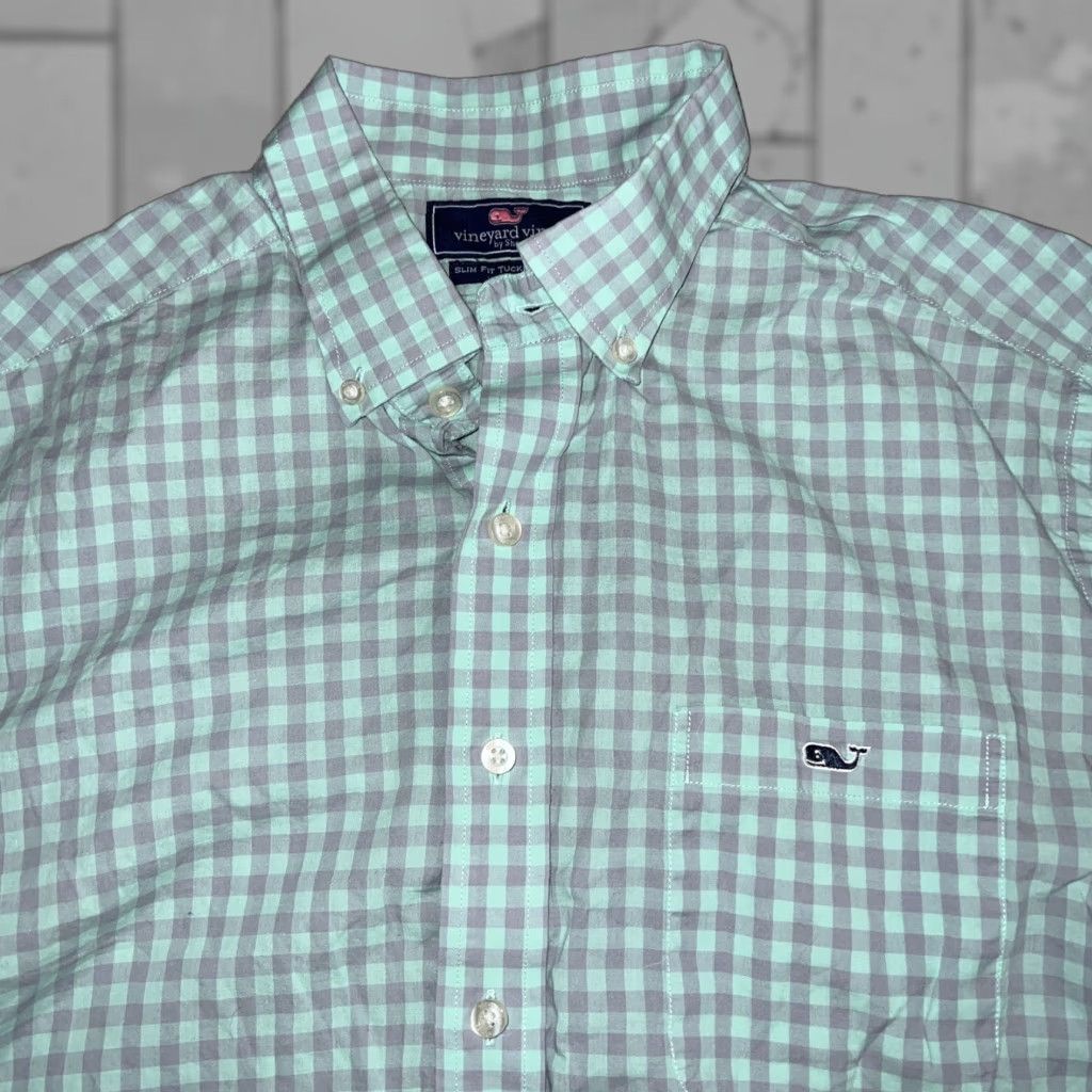 Vineyard Vines Vineyard Vines Button-Up Shirt Mens L Blue Long Sleeve Size US L / EU 52-54 / 3 - 1 Thumbnail
