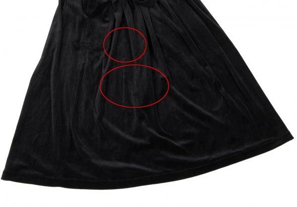 Comme des Garcons Comme Des Garcons size F Black Retro Velvet Design Skirt Size 24" / US 00 / IT 34 - 8 Thumbnail