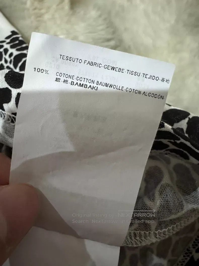 Saint Laurent Paris Saint Laurent Paris Original White Leopard Print Short Sle Size US M / EU 48-50 / 2 - 5 Thumbnail