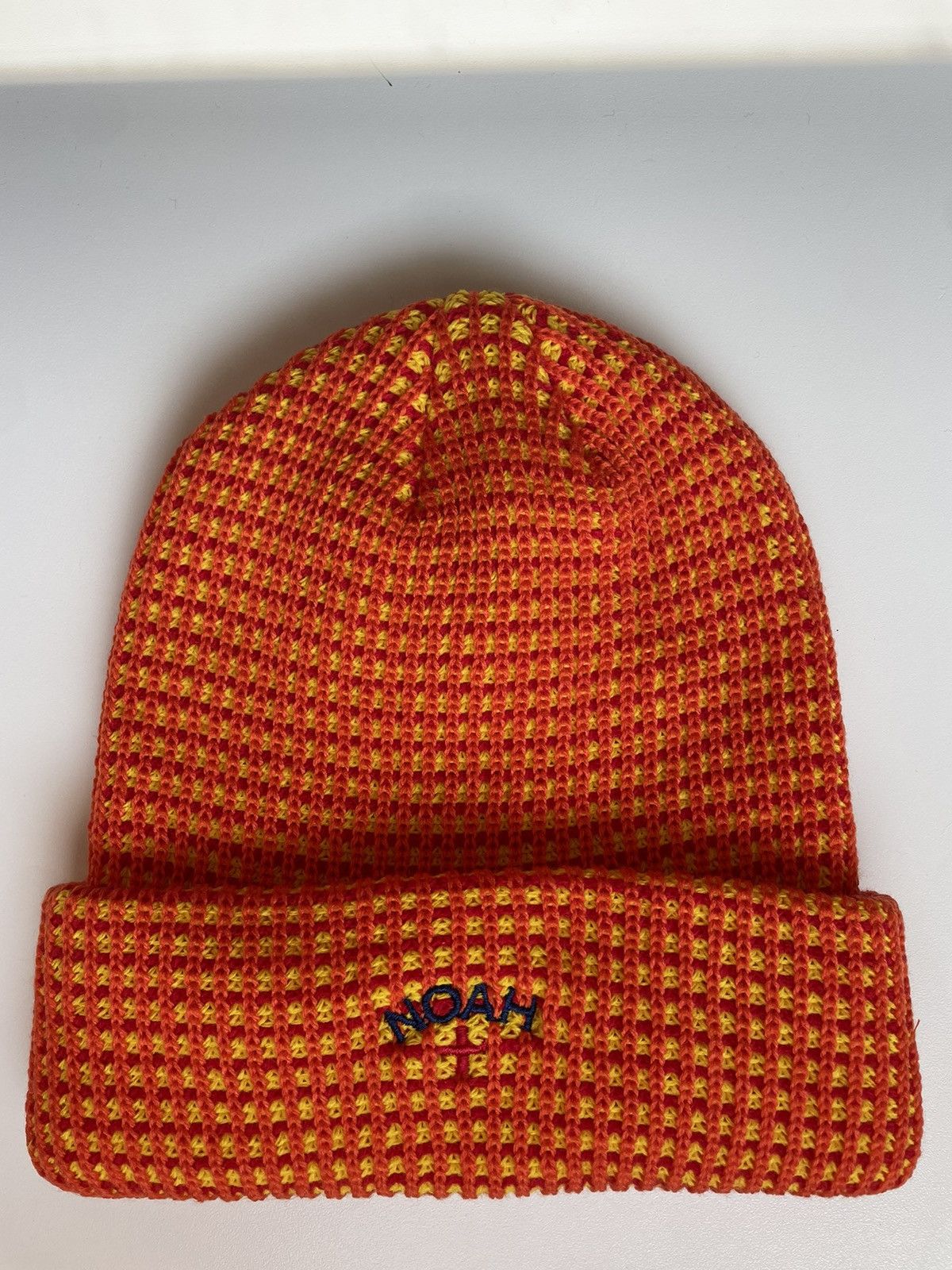 Noah NOAH FW23 Tri-Color Beanie YELLOW Size ONE SIZE - 1 Thumbnail