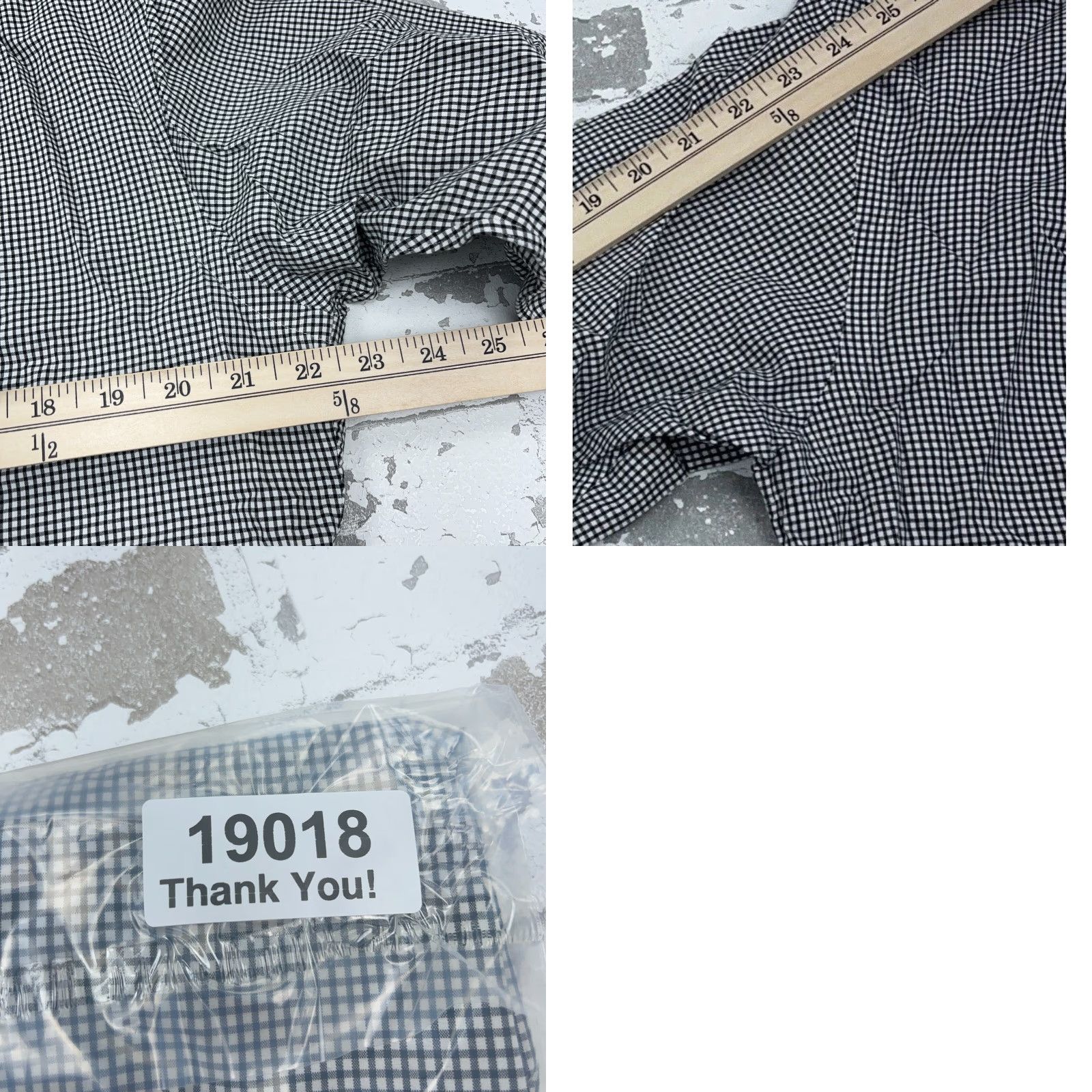 Ralph Lauren Ralph Lauren Shirt Men 16 34 Black White Button Up Dress Check Poplin Custom Fit Size 42R - 8 Thumbnail