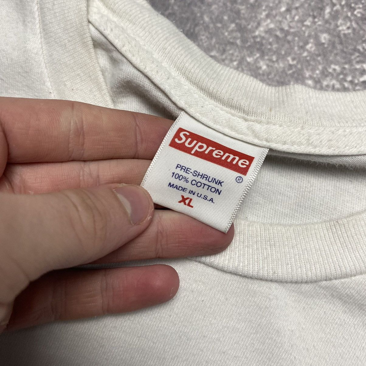 Supreme Designer Supreme Big Logo y2k luxury y2k rare tee Size US XL / EU 56 / 4 - 5 Thumbnail