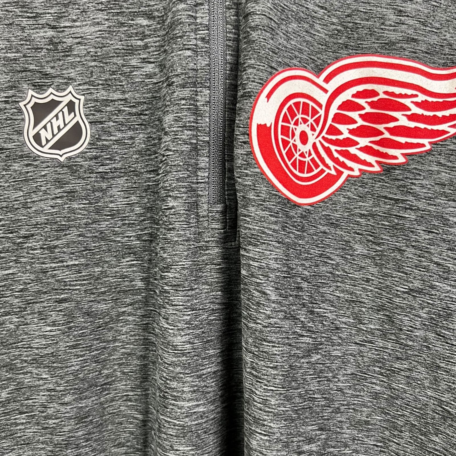 NHL Detroit Red Wings Quarter Zip Pullover Men's Size Medium NWT Size US M / EU 48-50 / 2 - 3 Thumbnail
