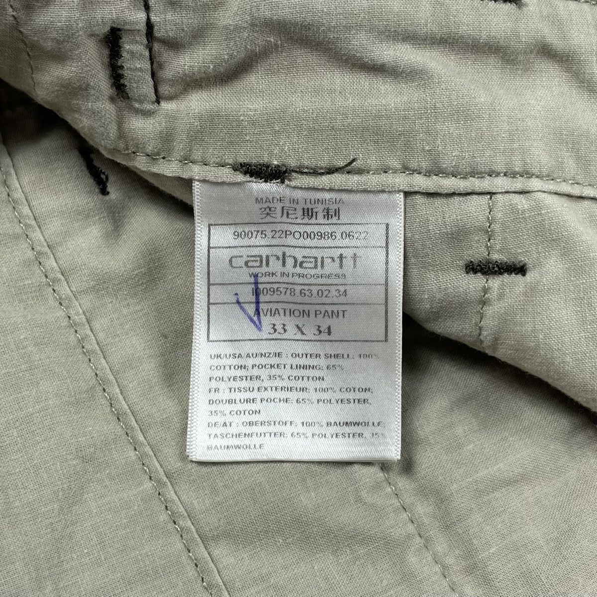 Carhartt Vintage Carhartt Distressed Cargo Aviation Pants Size US 33 - 16 Thumbnail