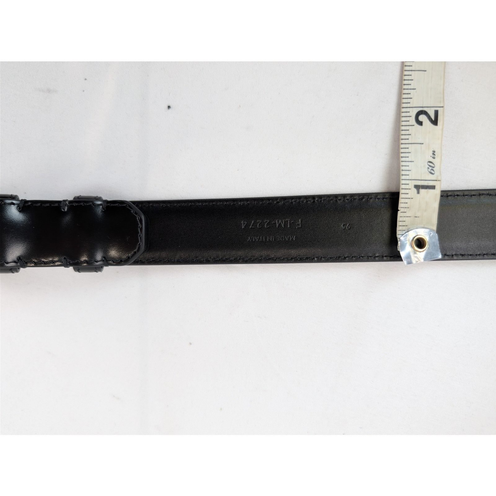 Celine o1rshd1 Size: 90cm / Men's Belt in Black Size 36 - 14 Thumbnail