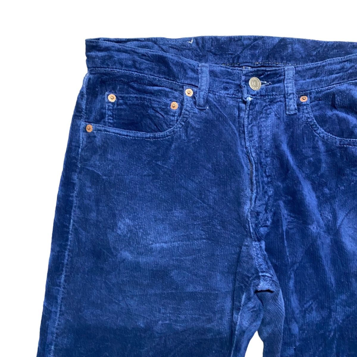 Blue Blue Japan Vintage OKURA Corduroy Pants Size US 31 - 4 Thumbnail