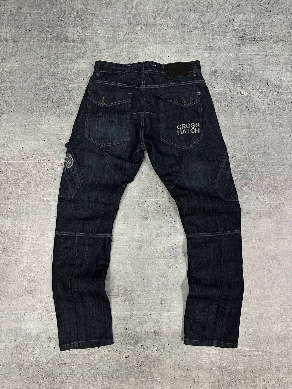 Japanese Brand × Vintage Vintage Denim Cross Hatch Cargo Japanese Pants Size US 30 / EU 46 - 13 Thumbnail