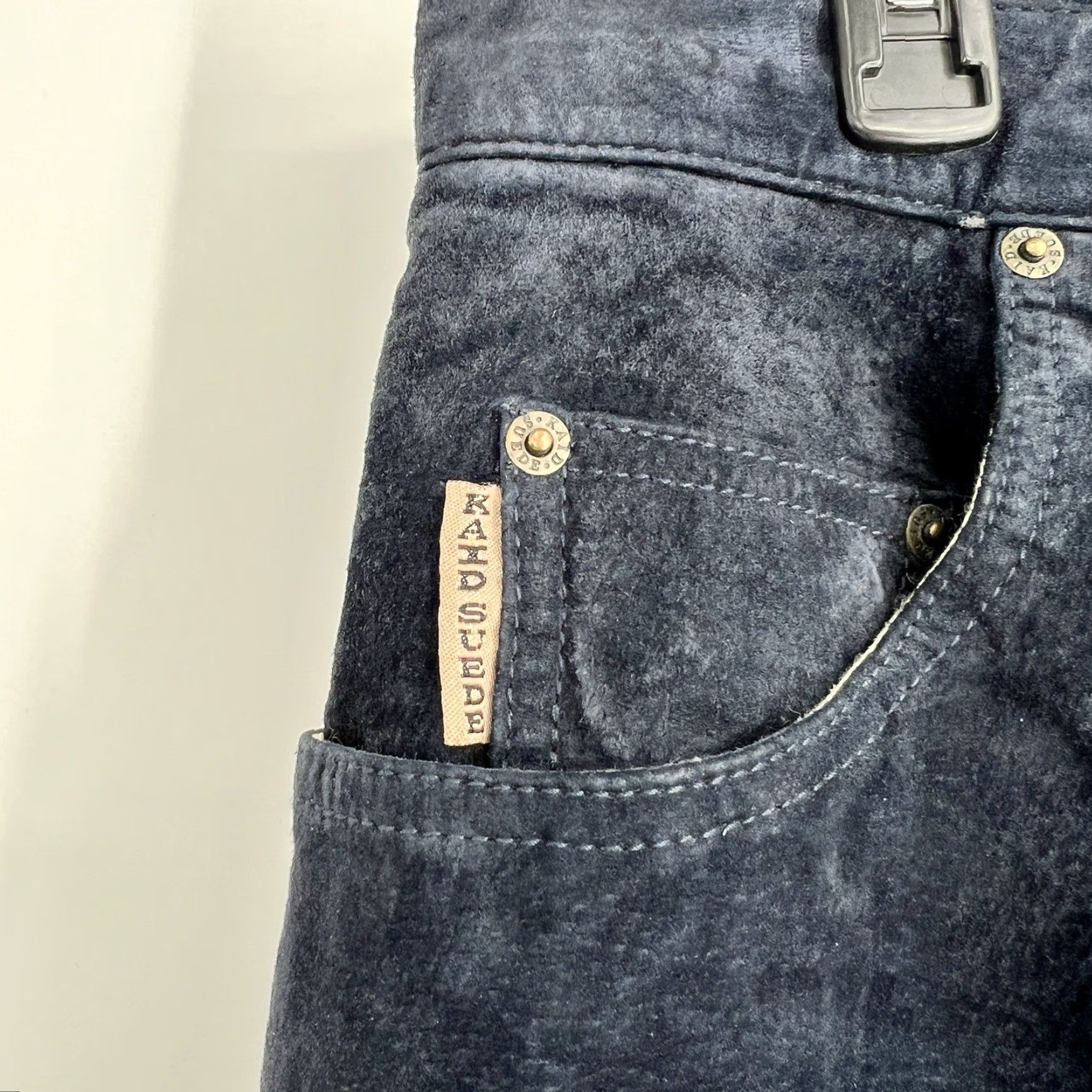Equipment Kaid Equipment Suede Pants Men 36x30 Blue Size US 36 / EU 52 - 2 Thumbnail