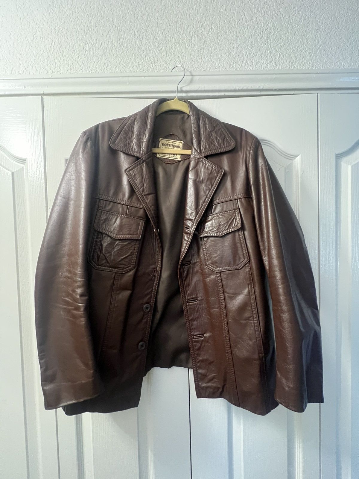Genuine Leather Genuine Leather Vintage Jacket Size US M / EU 48-50 / 2 - 1 Thumbnail