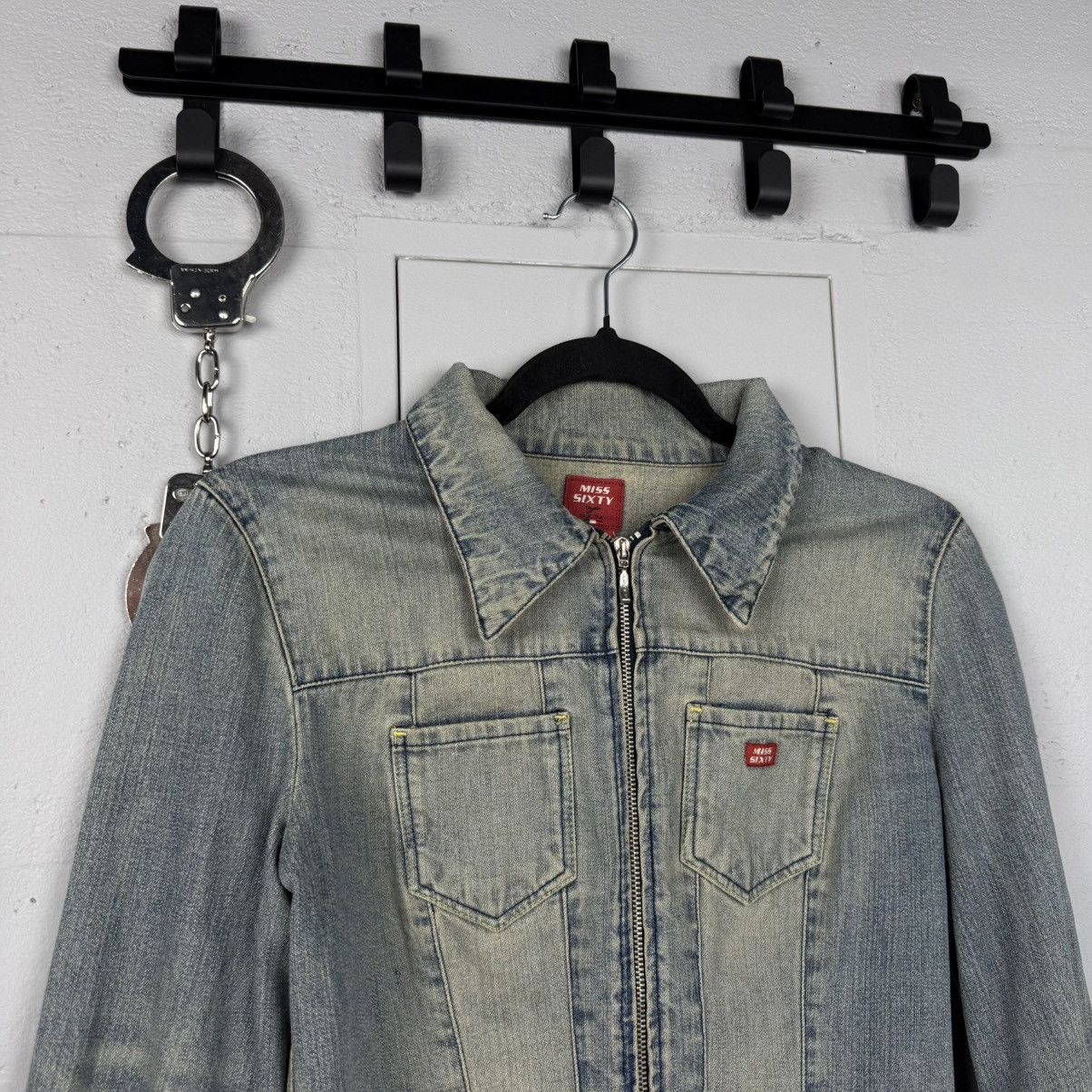 Miss Sixty Vintage Miss Sixty Avant Garde Distressed Jeans Jacket Size S / US 4 / IT 40 - 3 Thumbnail