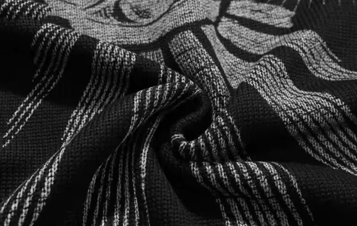 Japanese Brand Streetwear Vintage Ukiyo Skull Sweater Men Women Knitwear Size US XL / EU 56 / 4 - 5 Thumbnail