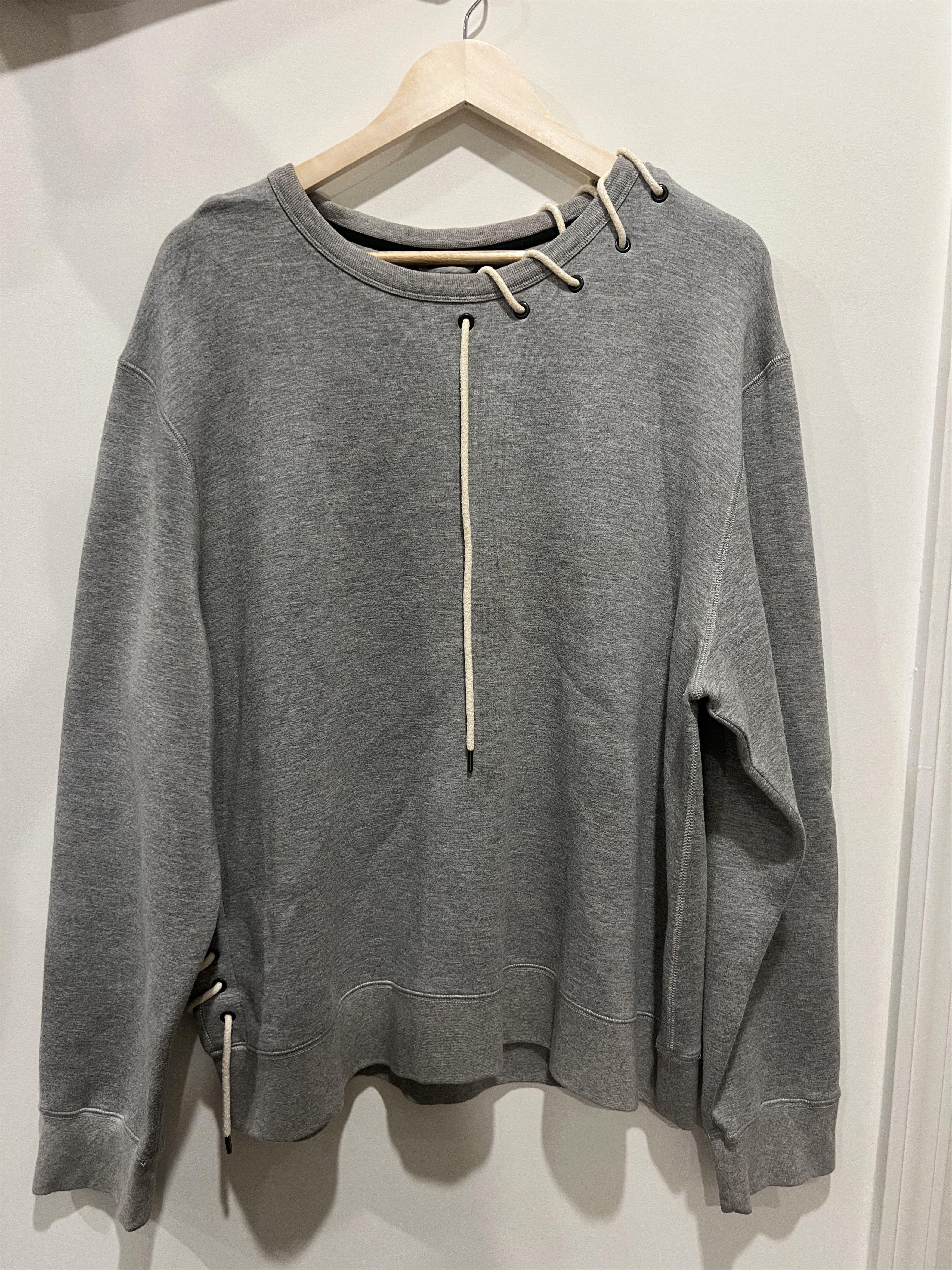 Craig Green Craig Green Gray Laced Sweatshirt Size US L / EU 52-54 / 3 - 1 Thumbnail