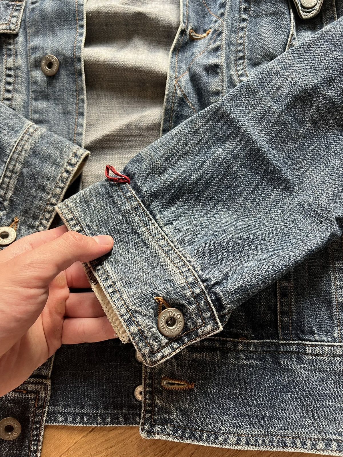Dolce & Gabbana Vintage D&G Denim Jacket Rare Archive Dolce & Gabbana Y2K Size US L / EU 52-54 / 3 - 3 Thumbnail