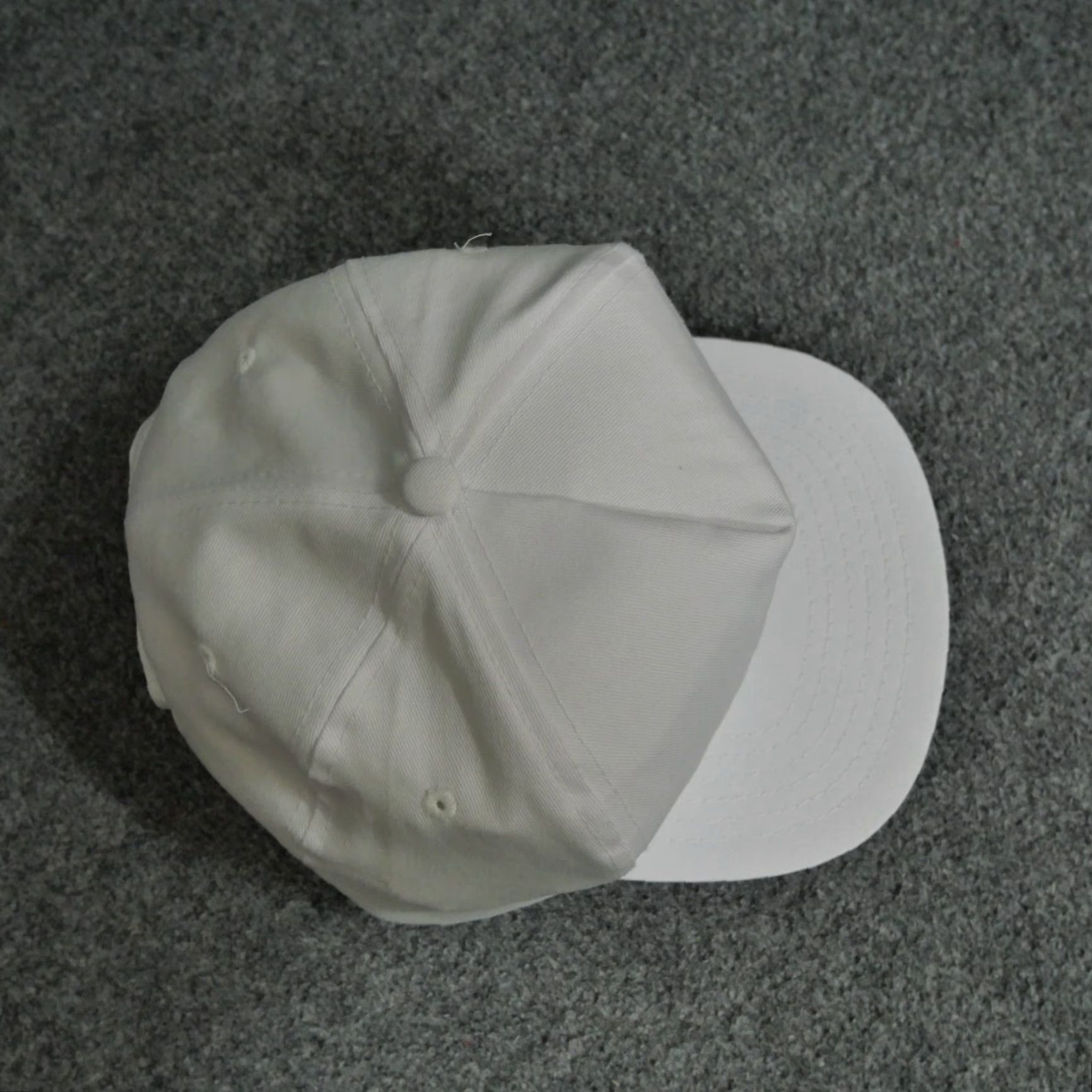 Vintage VINTAGE Sunshine Biscuits Hat Adult White Pink Logo Snap Back Mens 90s Size ONE SIZE - 7 Thumbnail