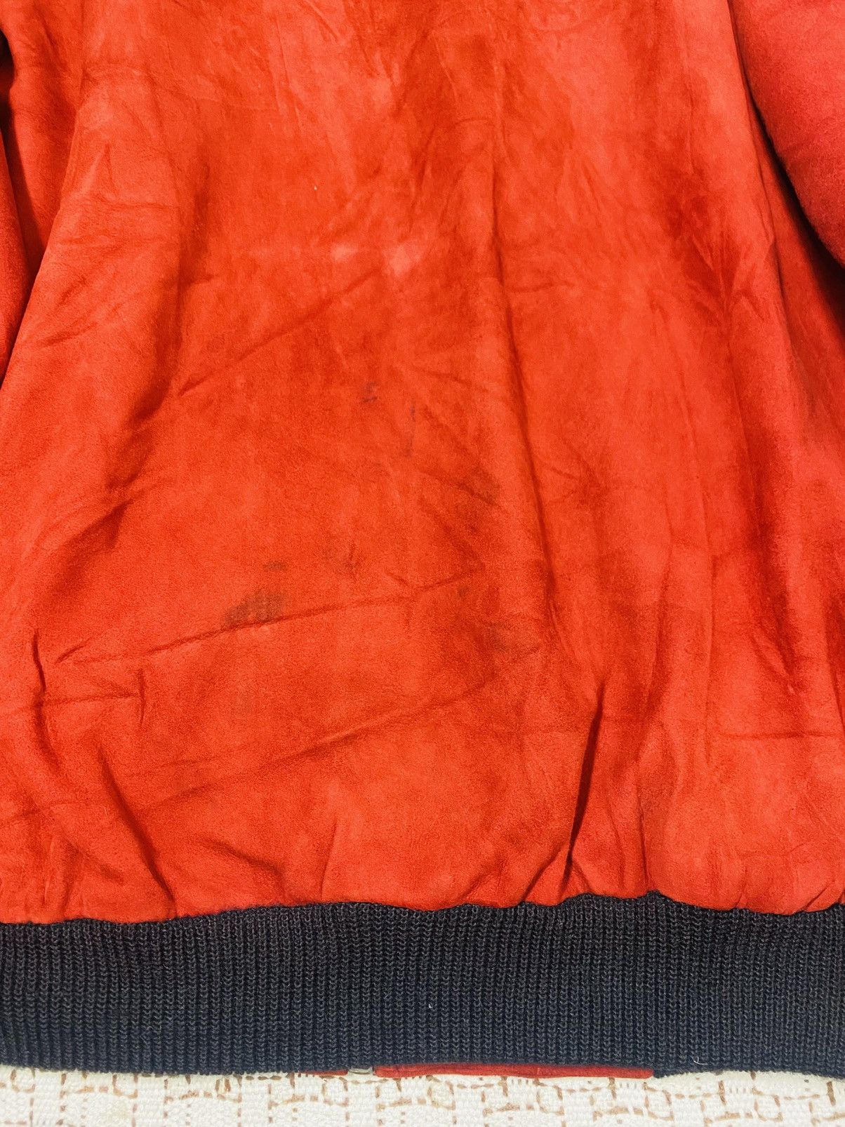 Japanese Brand Vintage 90s Distressed Suede Leather Zipper Jacket Size US M / EU 48-50 / 2 - 4 Thumbnail