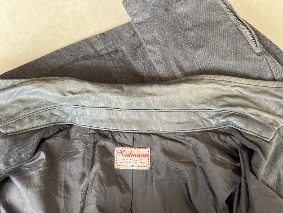 Redmoon Red Moon Japan Hybrid Leather Waxed Coat Jacket Size US S / EU 44-46 / 1 - 23 Thumbnail