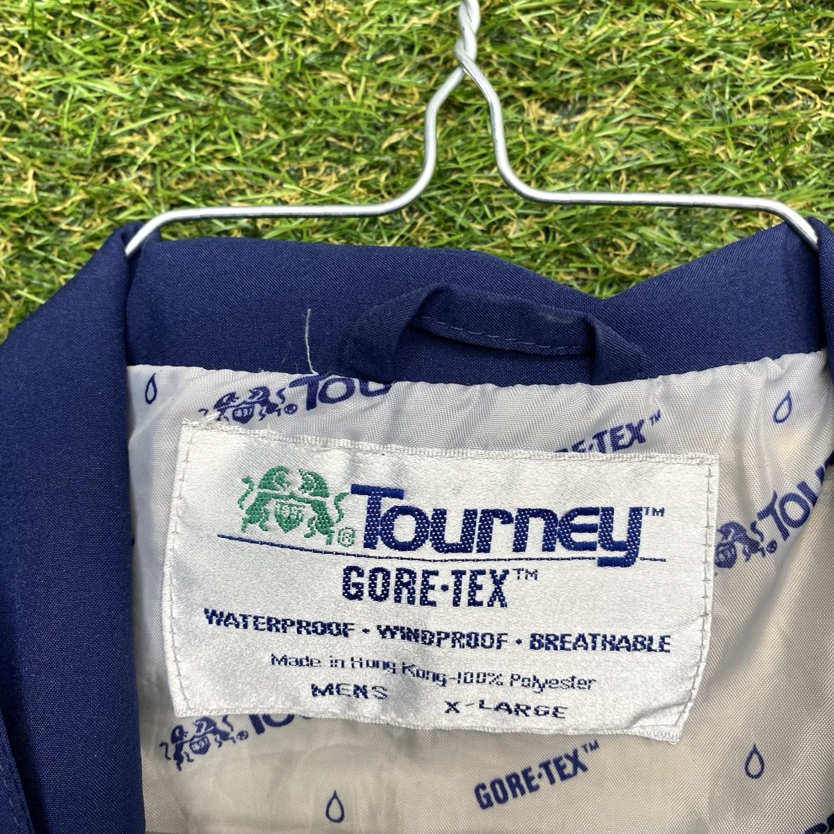 Vintage Tourney GoreTex Jacket Mens XL Waterproof Windproof Breathable Full Zip Golfing Size US XL / EU 56 / 4 - 3 Thumbnail