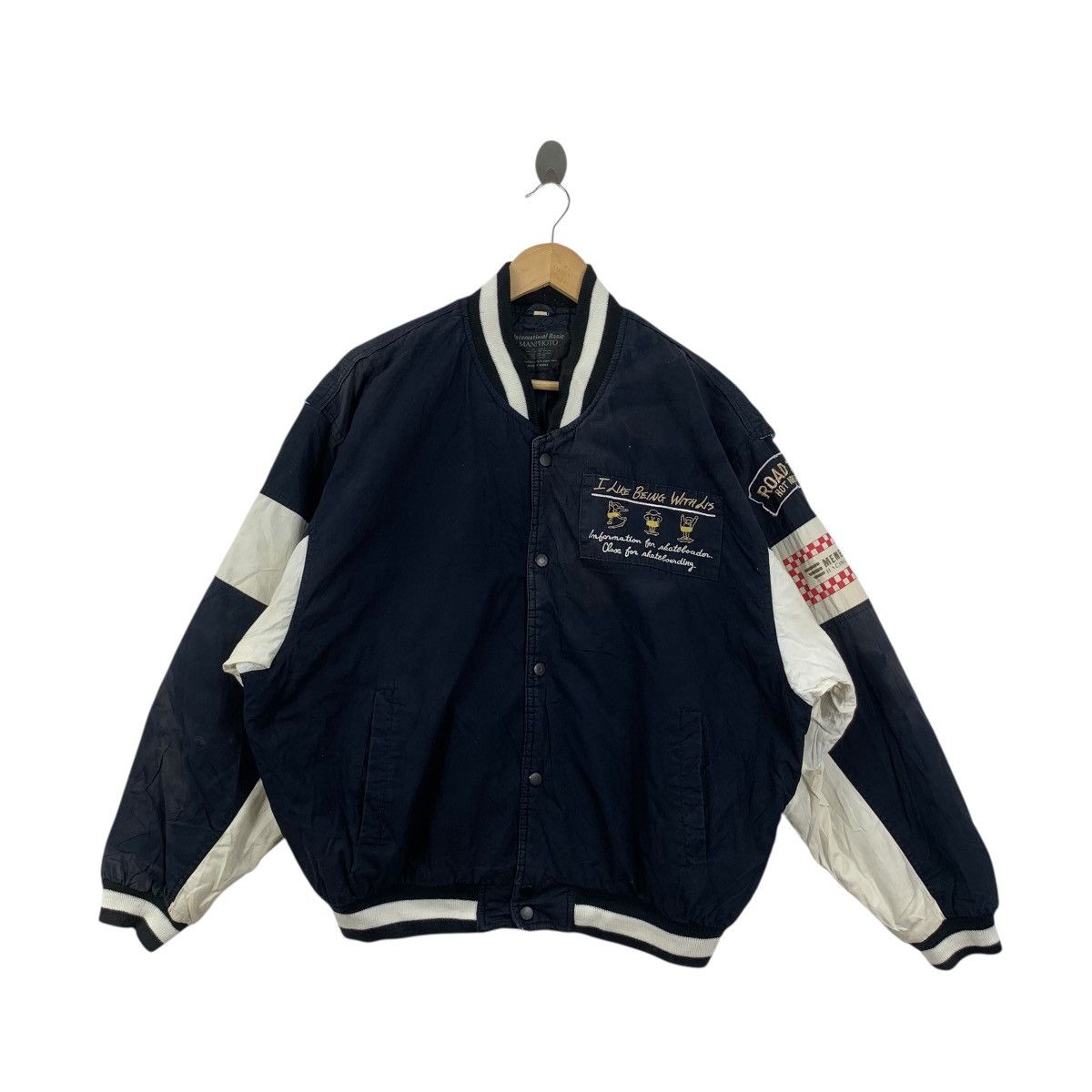 Vintage Vintage MEMBER’S RACING TEAM Road Test Varsity Stadium Size US XXL / EU 58 / 5 - 4 Thumbnail