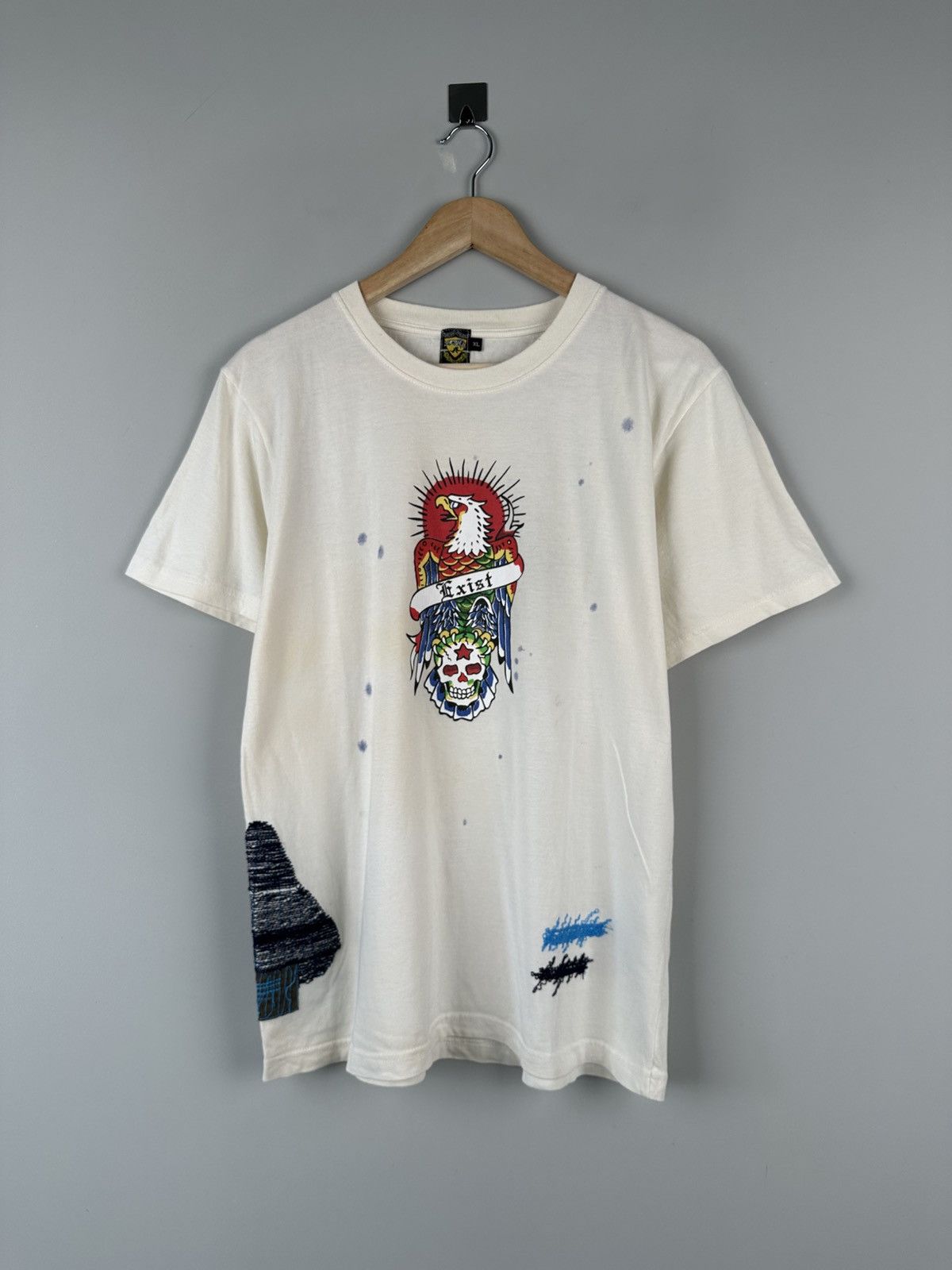 Band Tees Y2k Vintage Exist Eagle Print Oversized Tee Size US XL / EU 56 / 4 - 4 Thumbnail