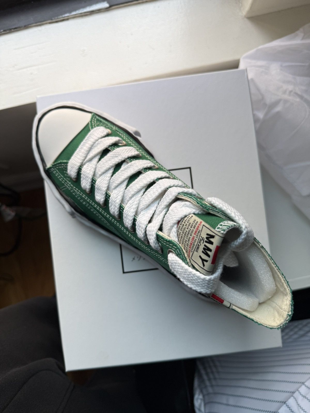 Maison MIHARA YASUHIRO maison mihara yasuhiro high top sneakers Green Size US 10 / EU 43 - 13 Thumbnail