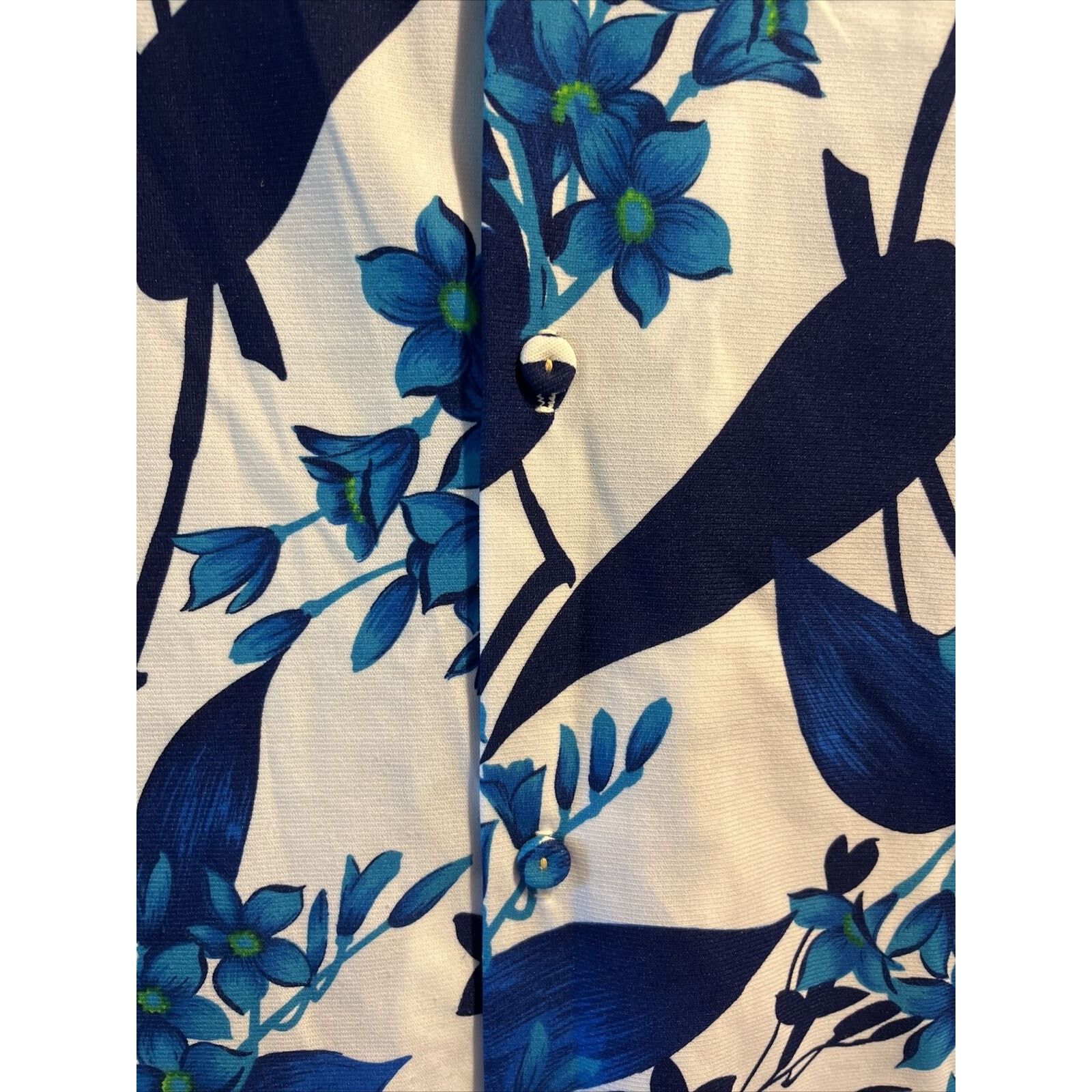 Other Hawaii Nei Honolulu VTG Mens M Blue Polyester Hawaiian Shirt Size US M / EU 48-50 / 2 - 8 Thumbnail