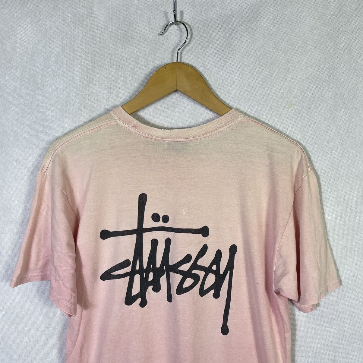 Stussy Vintage Stussy Sun Fades Distressed Tshirt Size US L / EU 52-54 / 3 - 5 Thumbnail