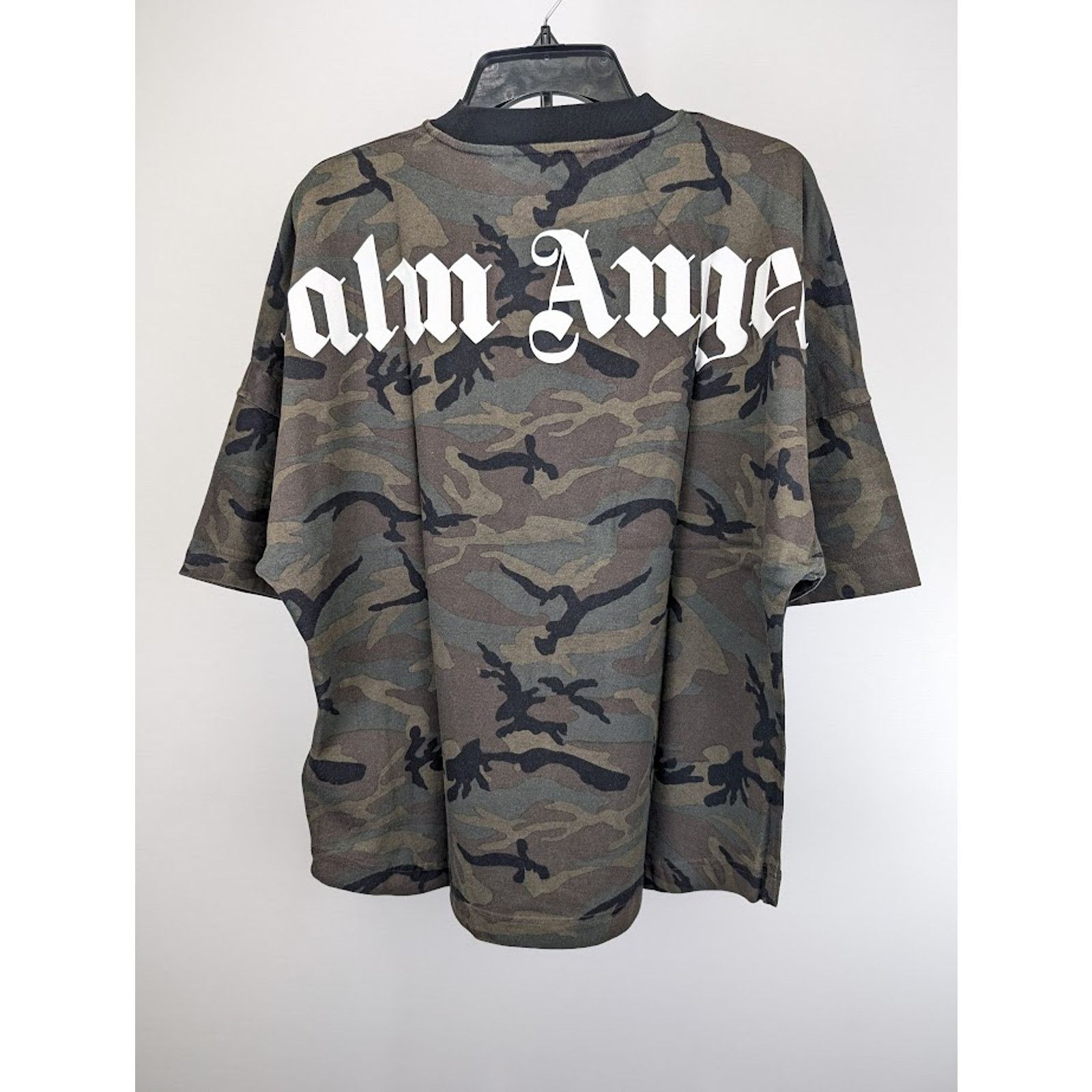 Palm Angels o1rshd1 Q:2 / Camo Classic Logo Over Tee in Military Black Size US XS / EU 42 / 0 - 10 Thumbnail